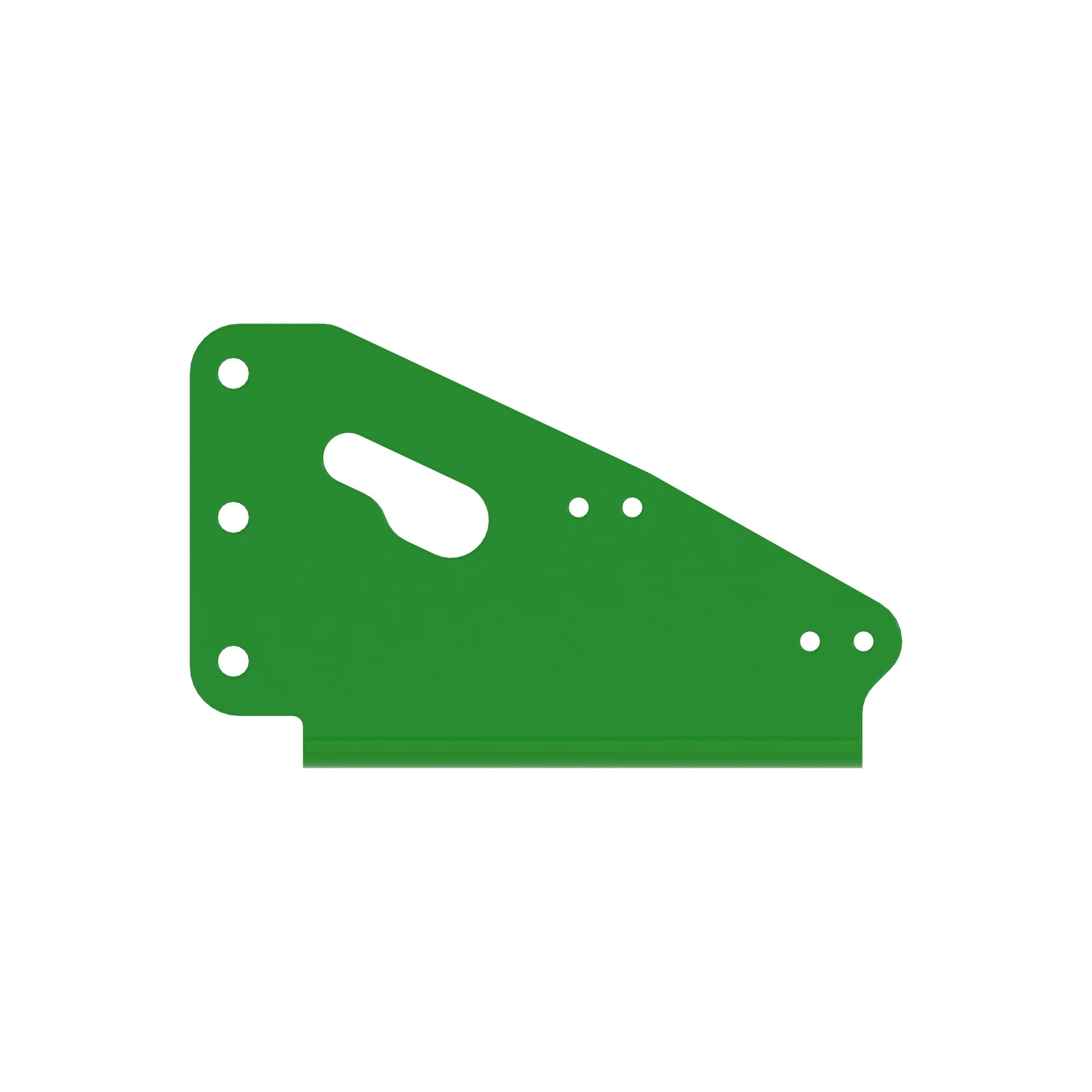 PLATE, RH DRAWBAR SUPPORT