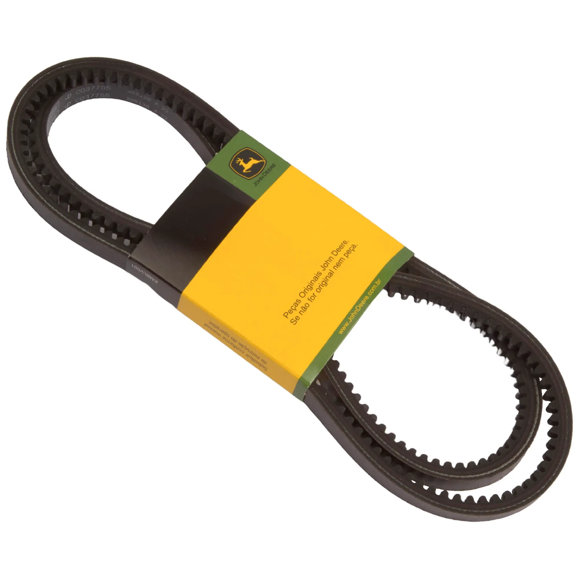 John Deere V-Belt for Radiator Screen Drive, Effective Length 1350 mm (53.1 inch) - CQ37755