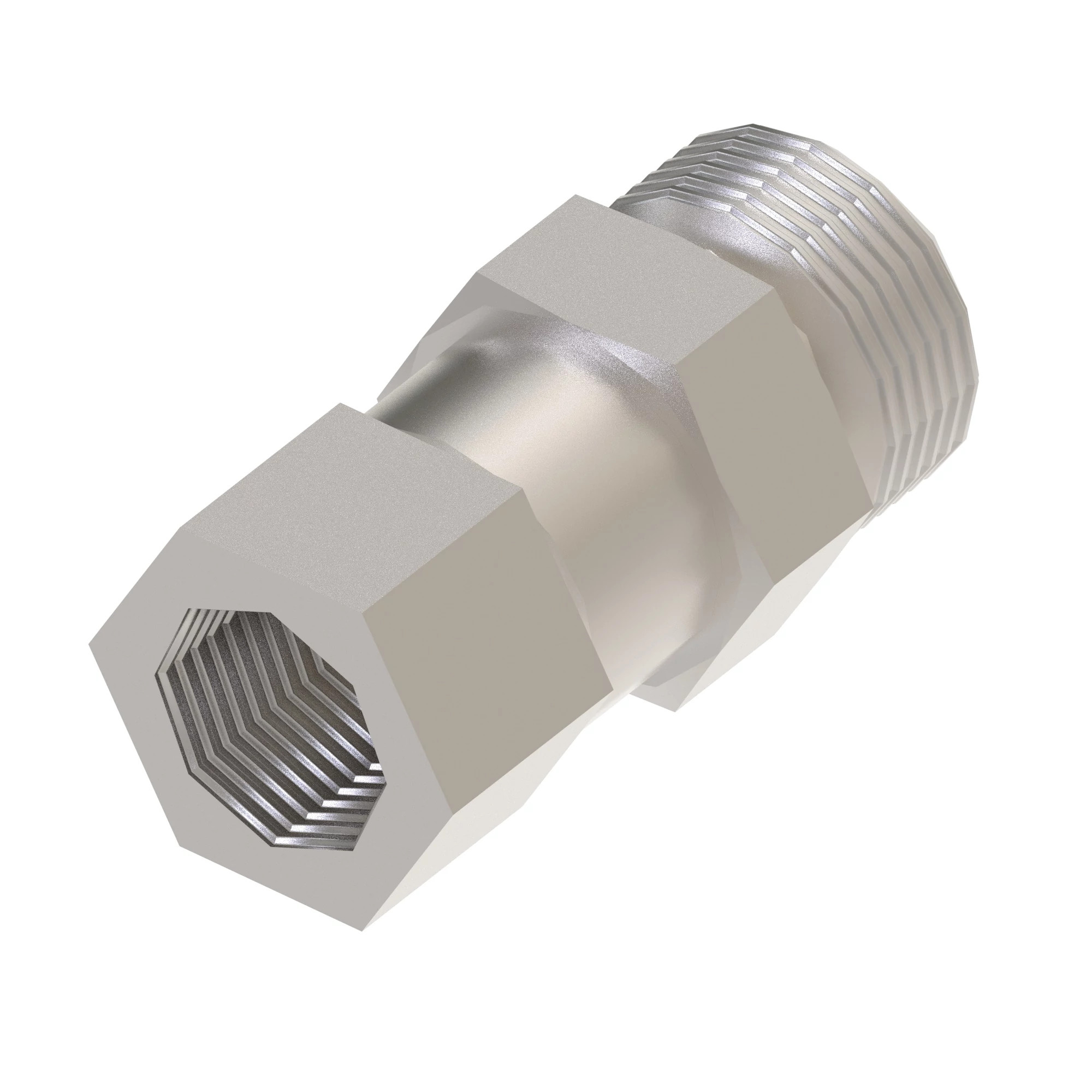 John Deere 37 Degree Straight Swivel Adapter Fitting - A92433