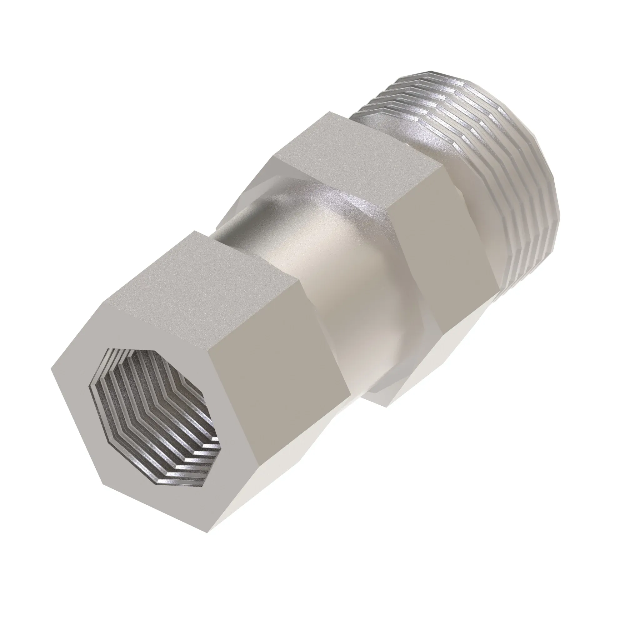 John Deere 37 Degree Straight Swivel Adapter Fitting - A92433