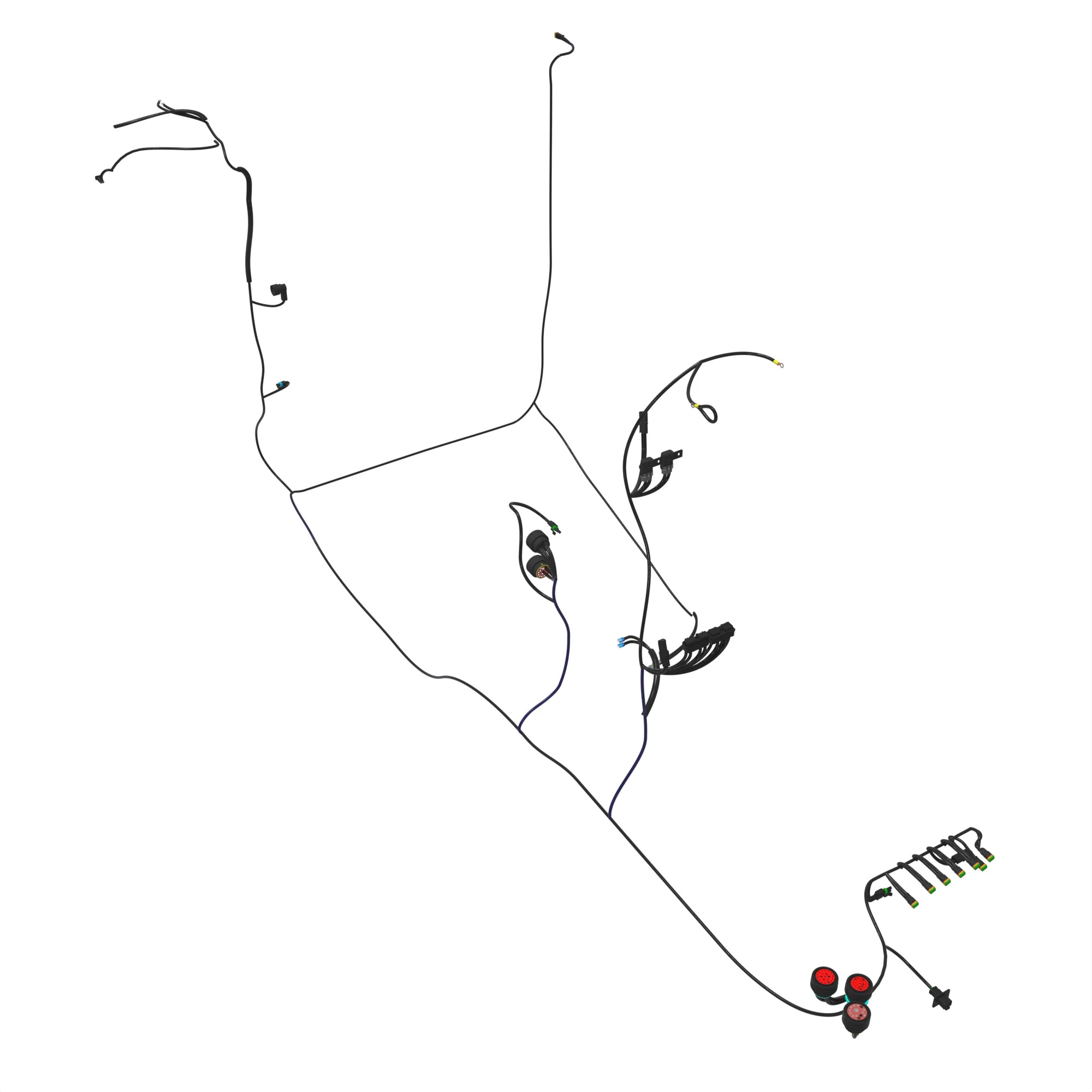 John Deere Engine Frame Wiring Harness - AT376600