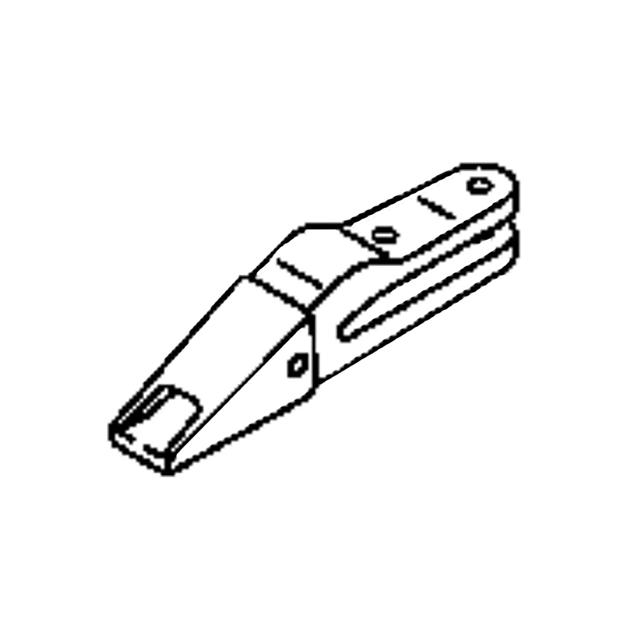 John Deere CATERPILLAR Tooth Adapter (2 Bolt), 25 Series - T1U0257