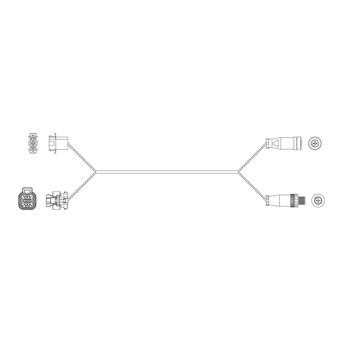 John Deere Display Field Kit Wiring Harness - F723878