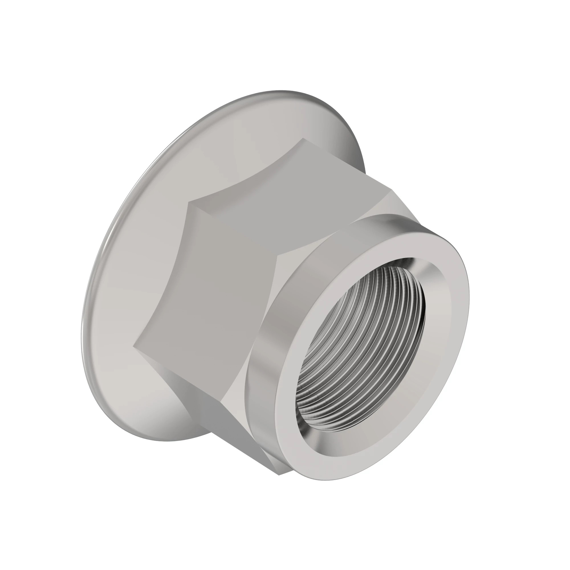 NUT, METRIC, HEX FL, SELF LOCKING