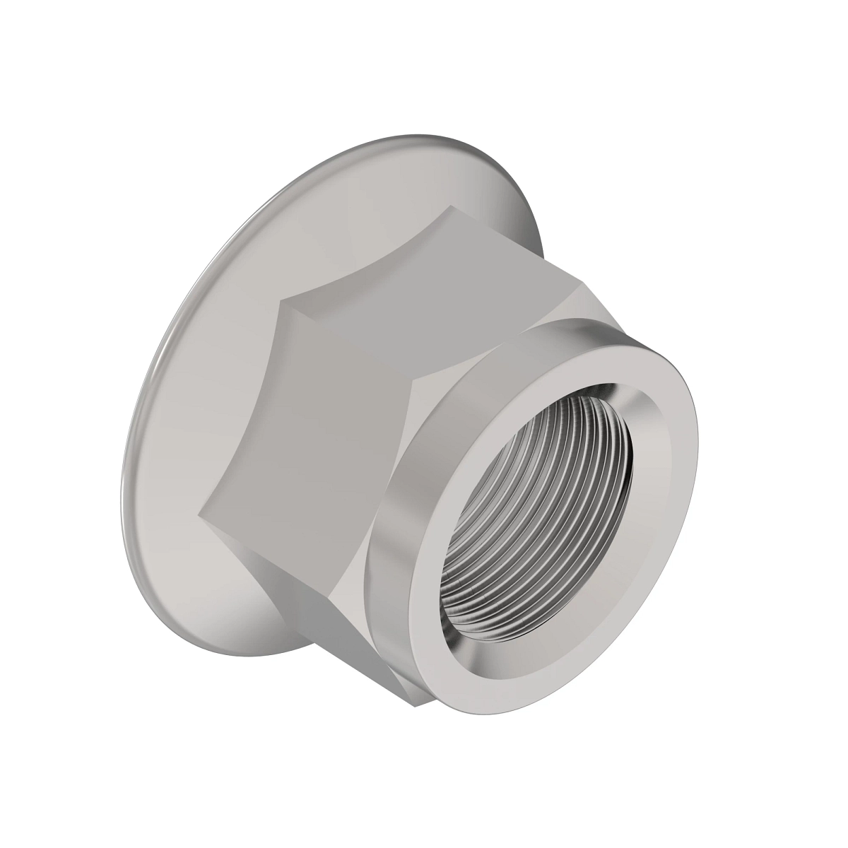 Nut, Metric, Hex Fl, Self Locking