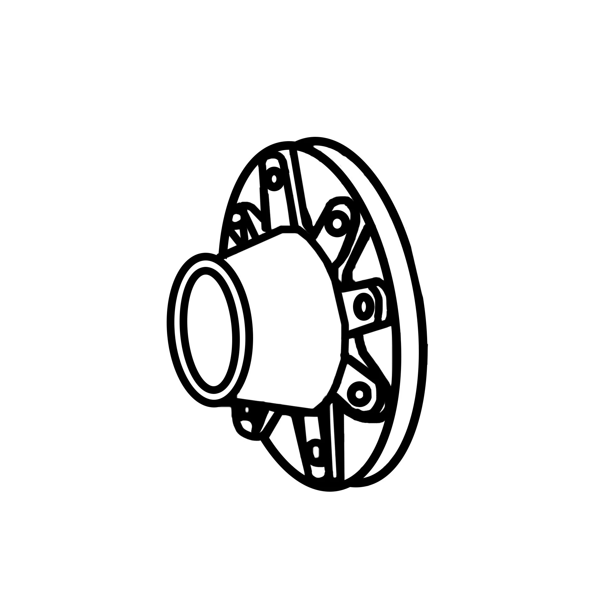 John Deere 6-Bolt Wheel Hub - GZ900696