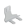 BRACKET, NOZZLE SHIELD END RIGHT