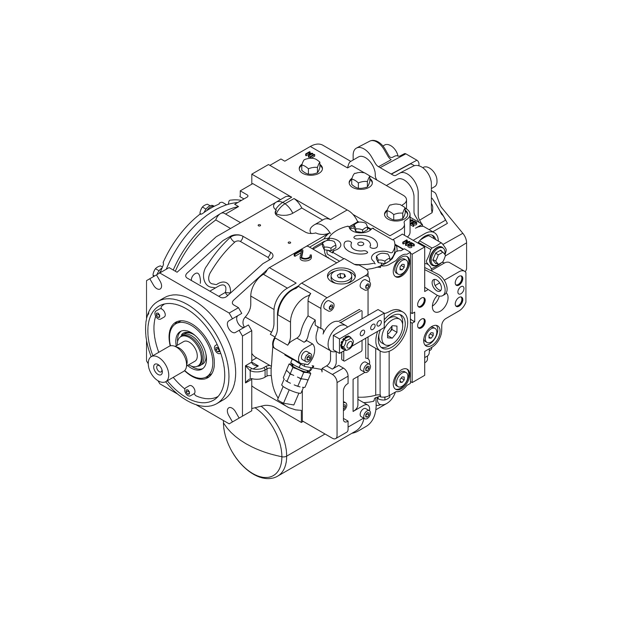John Deere Rear Tandem Hydraulic Pump - AKK11958