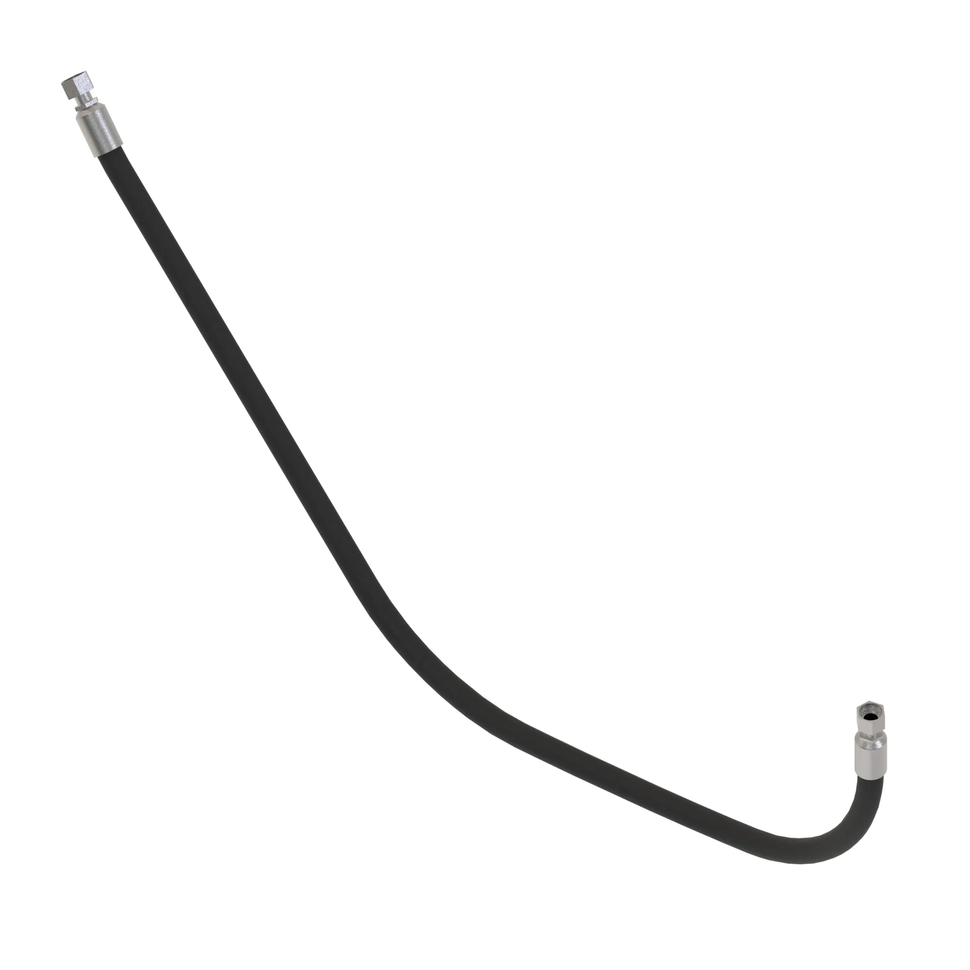 John Deere Vulcanized Rubber Hydraulic Hose with Nylon Braid - AT436370