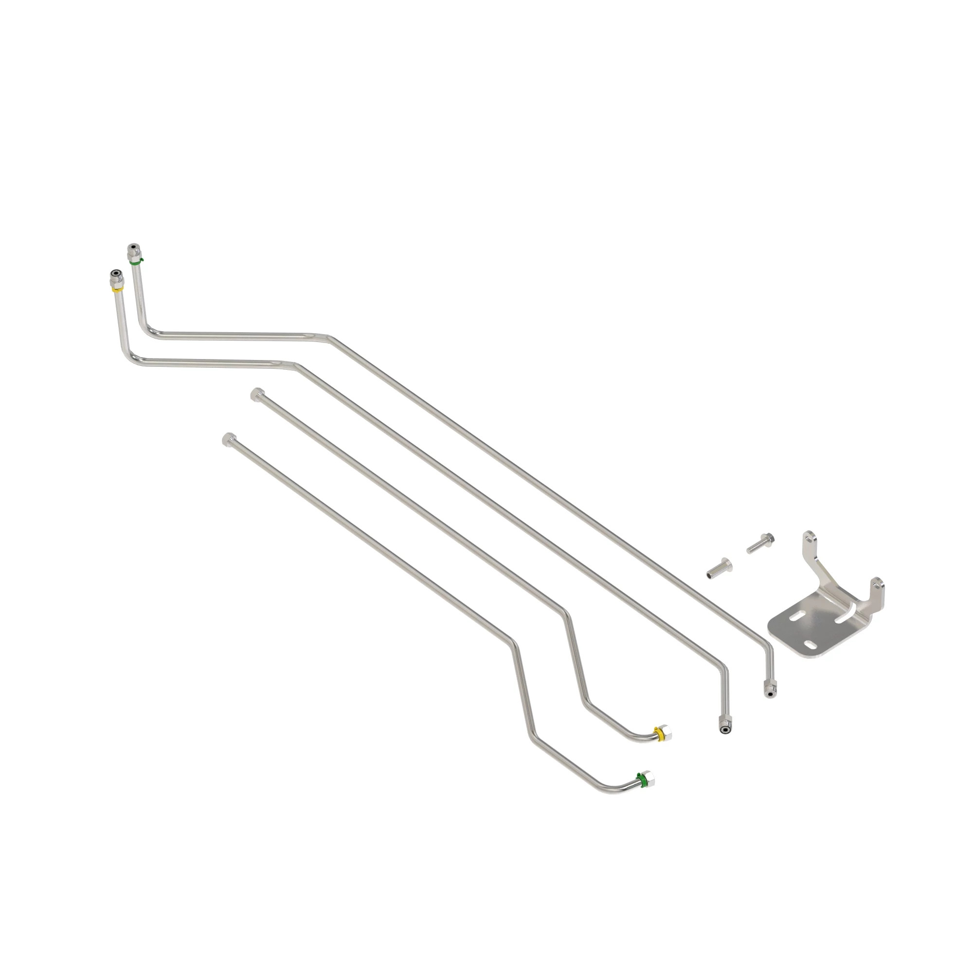 John Deere 3-Function Mid-Mounted ICV Oil Lines Attachment - BW15691