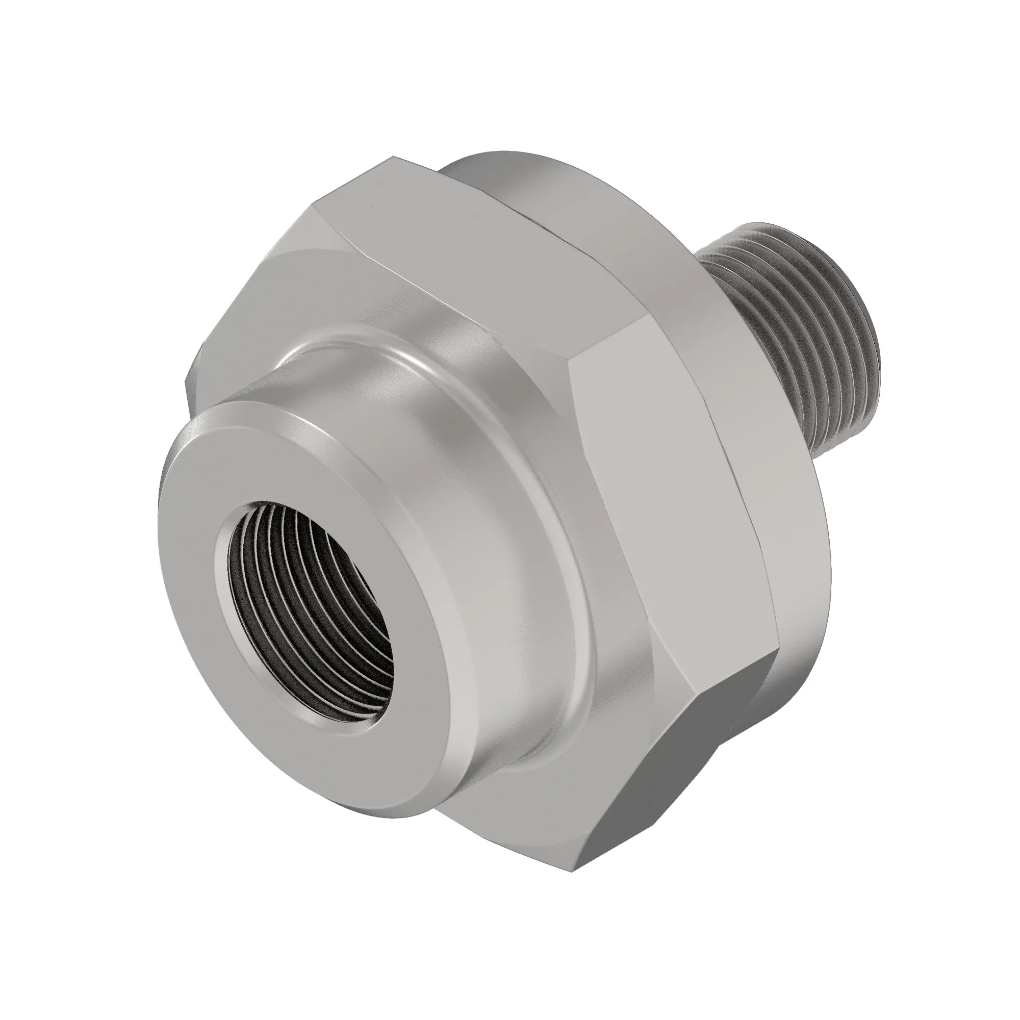 John Deere External to Internal Thread Adapter Fitting - DX22803