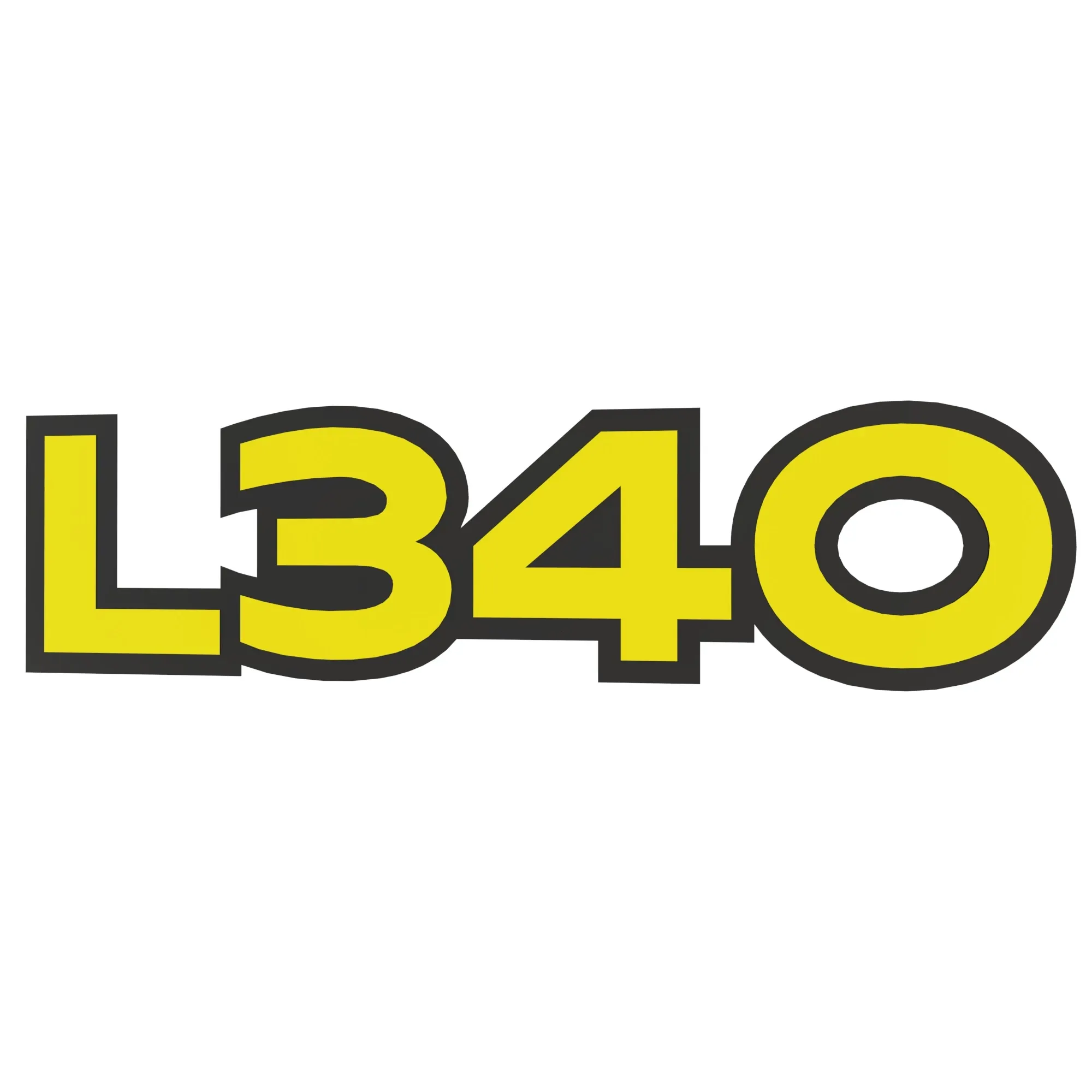 John Deere L340 Model Number Label - FH317590