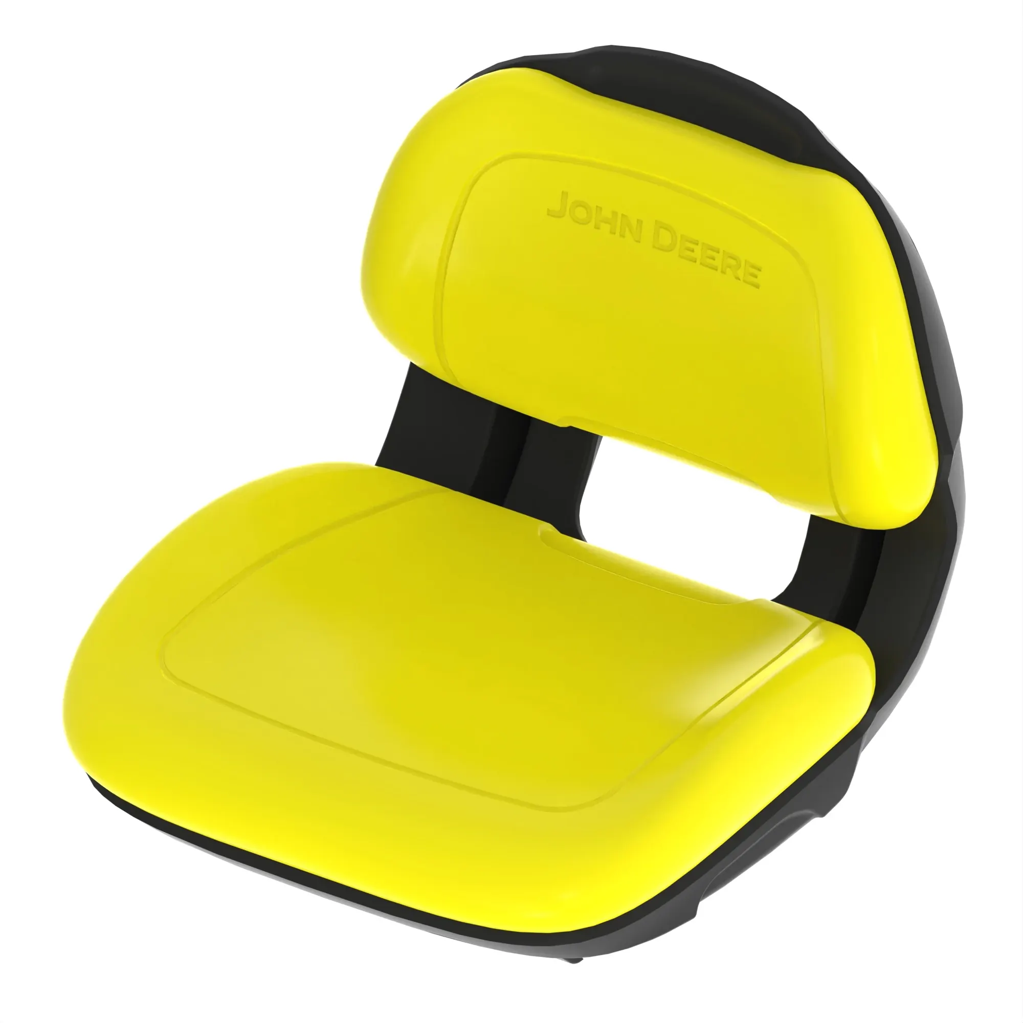 John Deere Seat Assembly with Label, Yellow - AUC11188