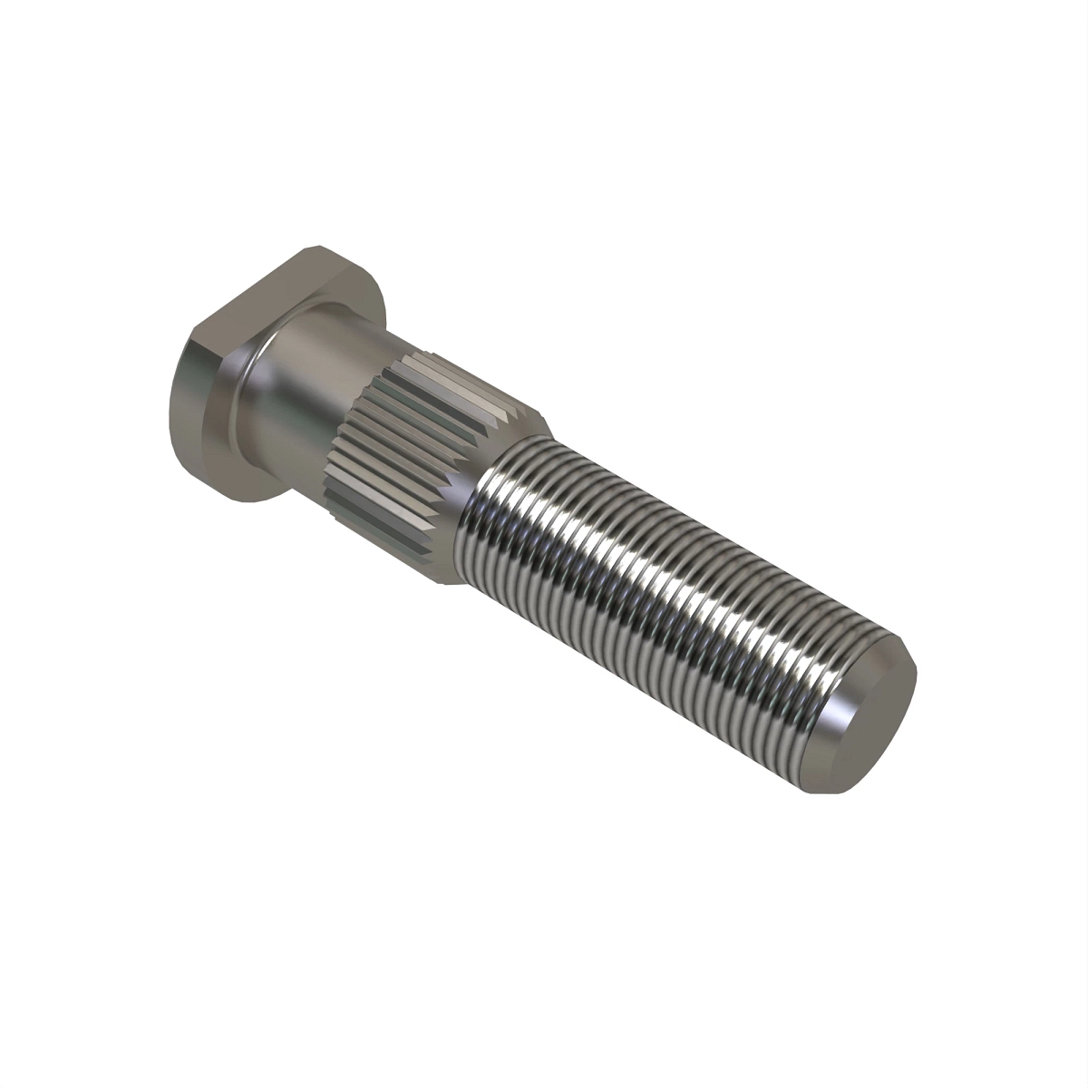 Wheel Bolt, Ribbed Neck - M18X1.5