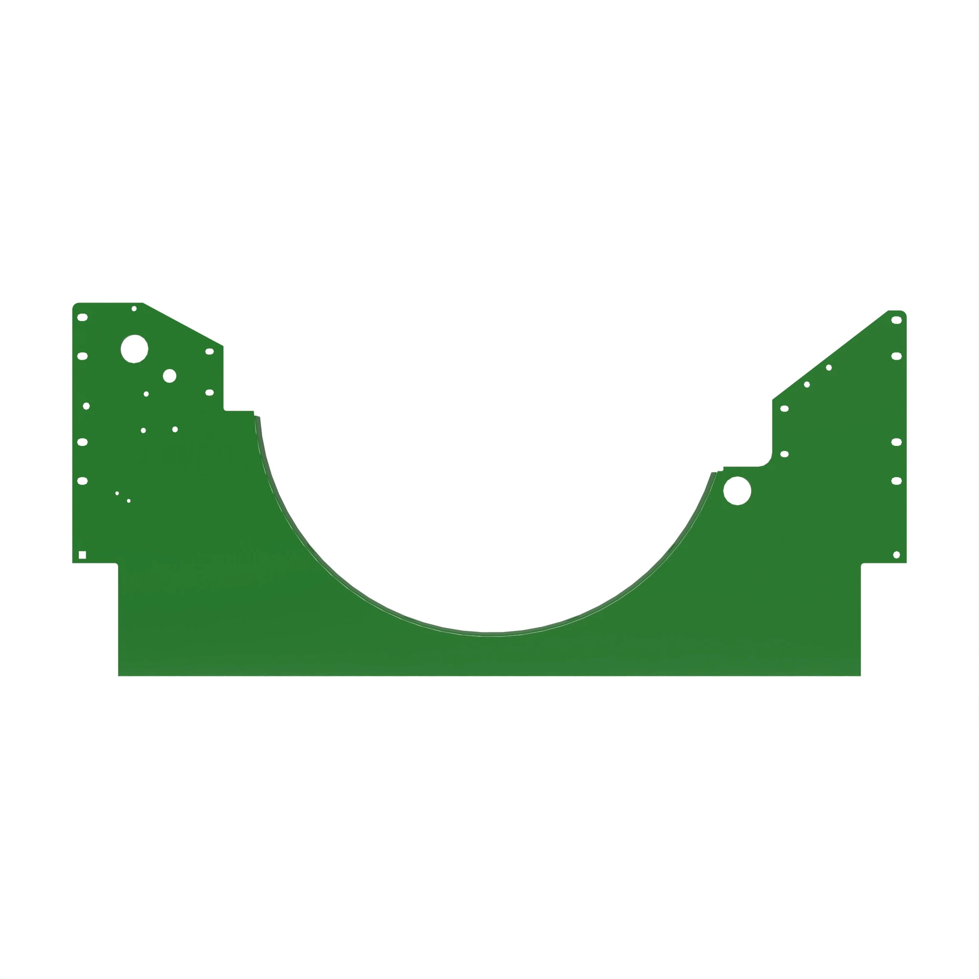 AXE68025: Separator Bulkhead Support Front Plate