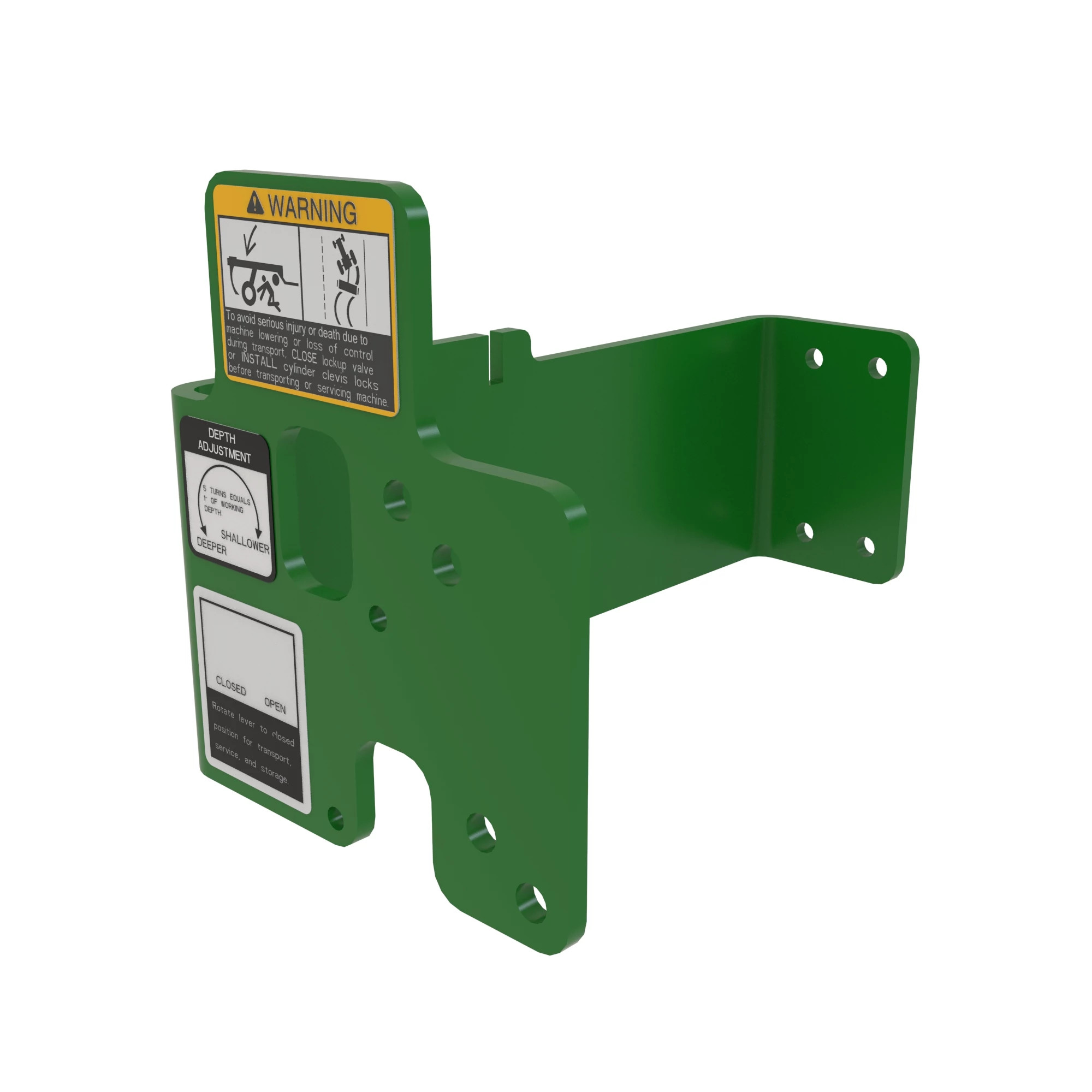 BRACKET, SPDC MOUNT W/DECALS