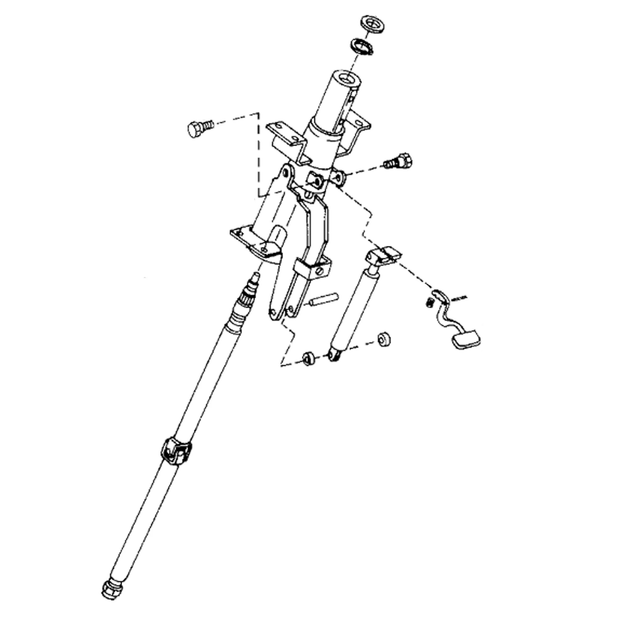 John Deere Steering Column Assembly - RE70762