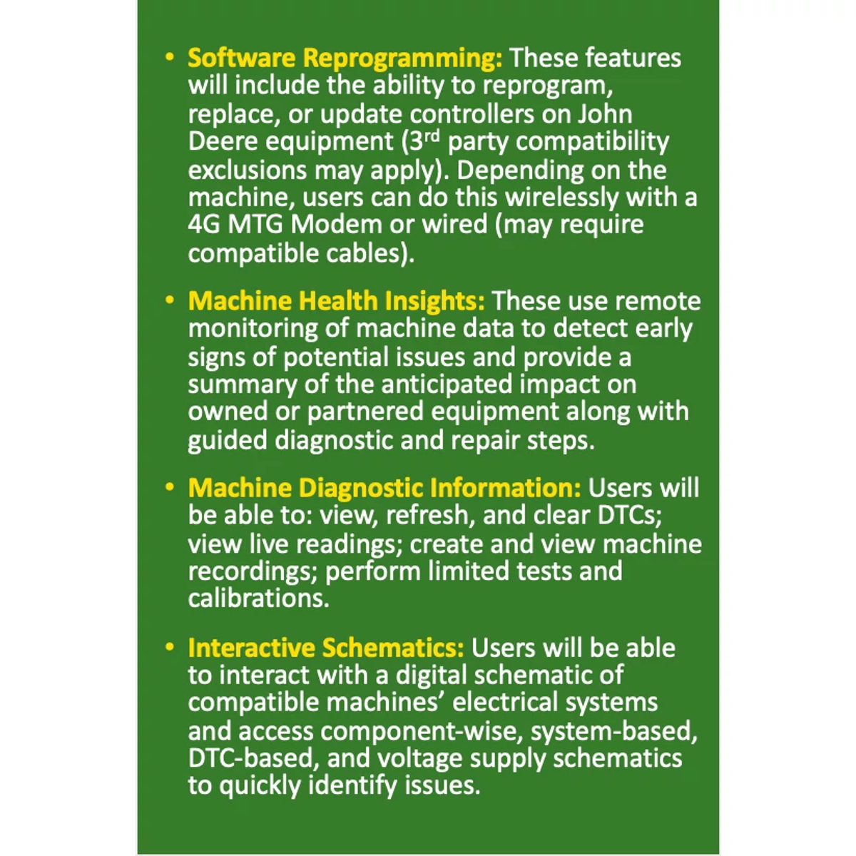Operations Center PRO Service - Service Business - Agricultural and Turf (Annual License)