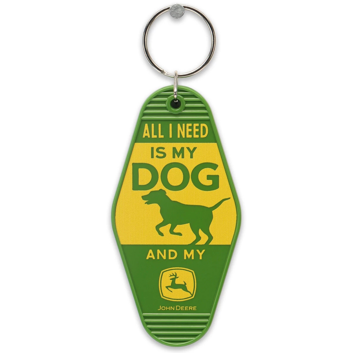 All I Need is My Dog and My John Deere Keychain