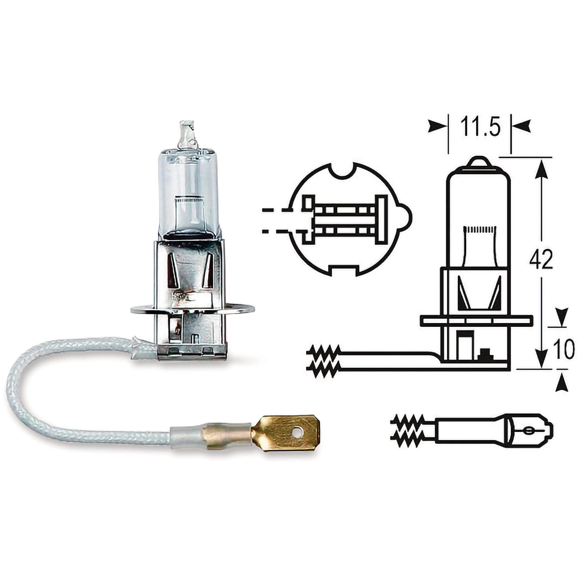 John Deere H3 Bulb, 12 Volt, 100 Watts - MCXFA1016