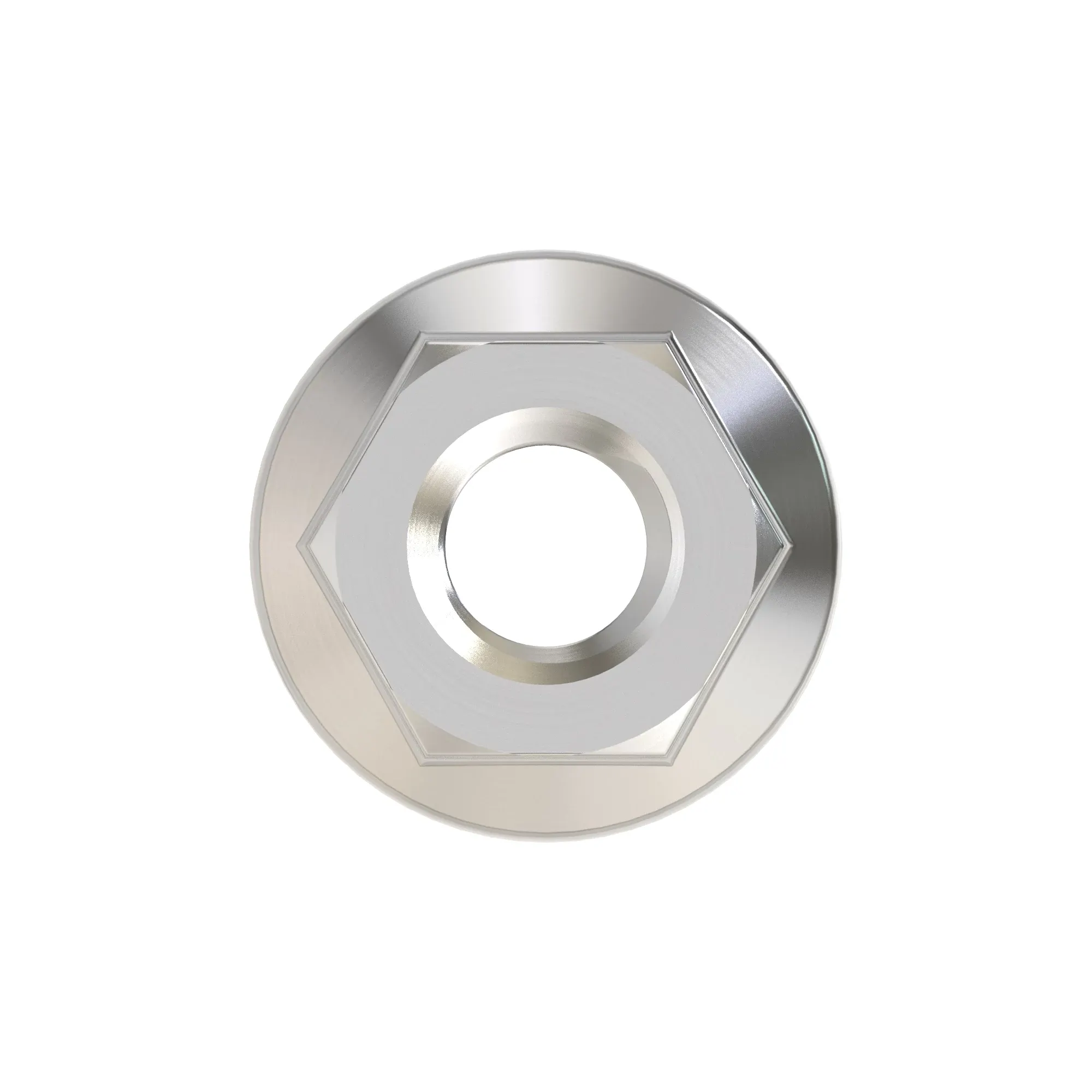 LOCKNUT, FLANGED, M4X.7