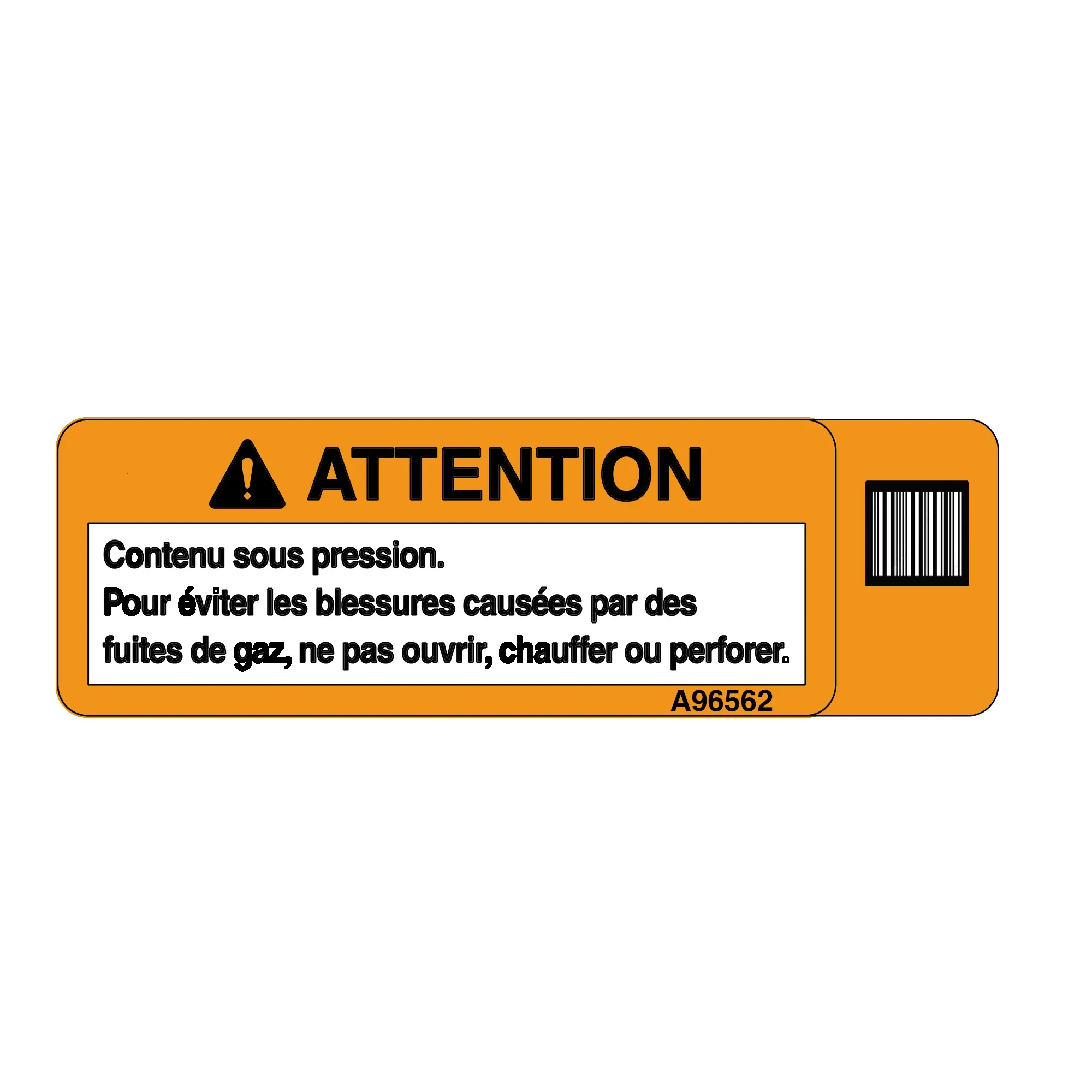 John Deere Caution Label, Contents Under Pressure - A96562