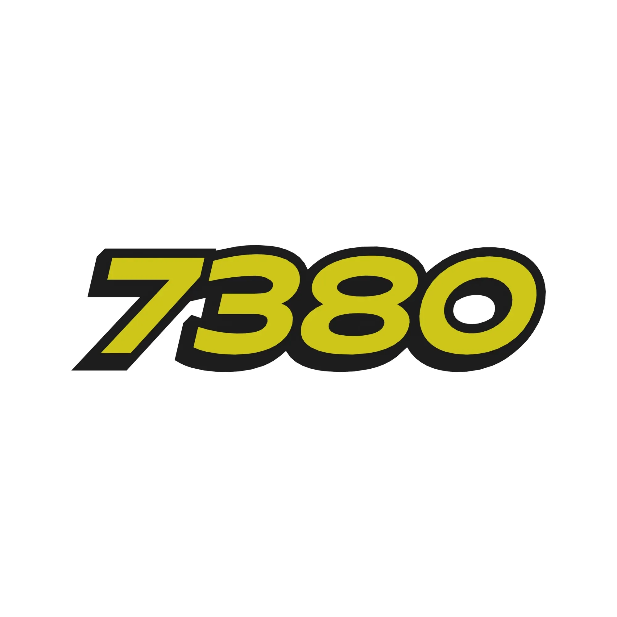 John Deere 7380 Model Designator Right Side Label - HXE28804