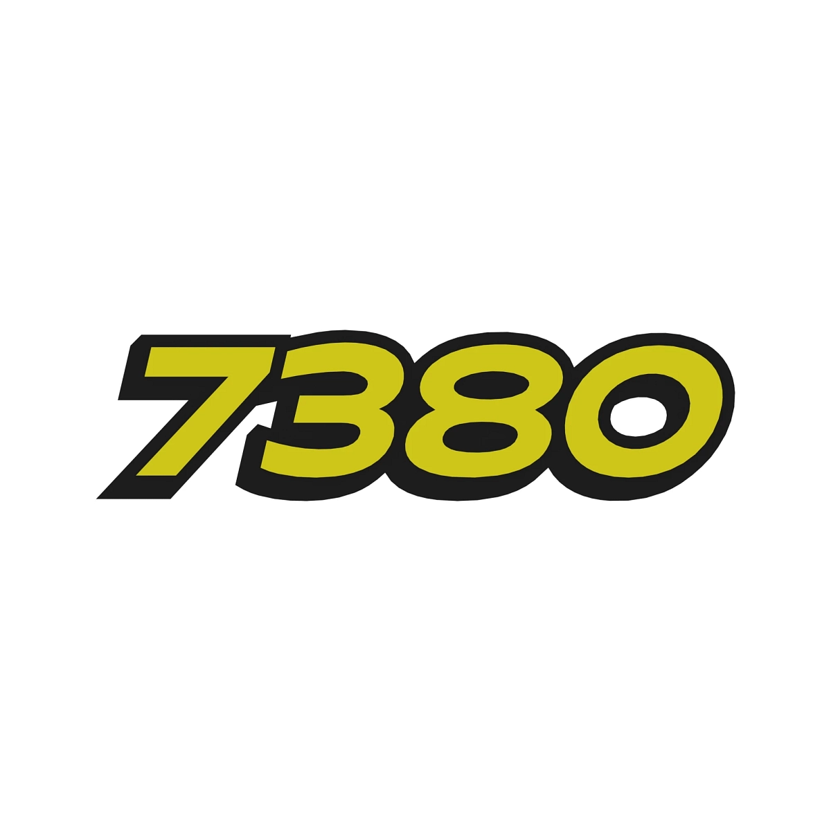 Label, Model 7380 / RH