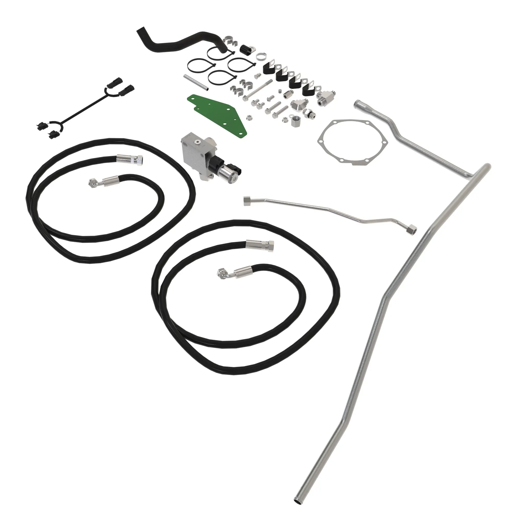 8030 9.0L PST Fan Driver Hose and Valve