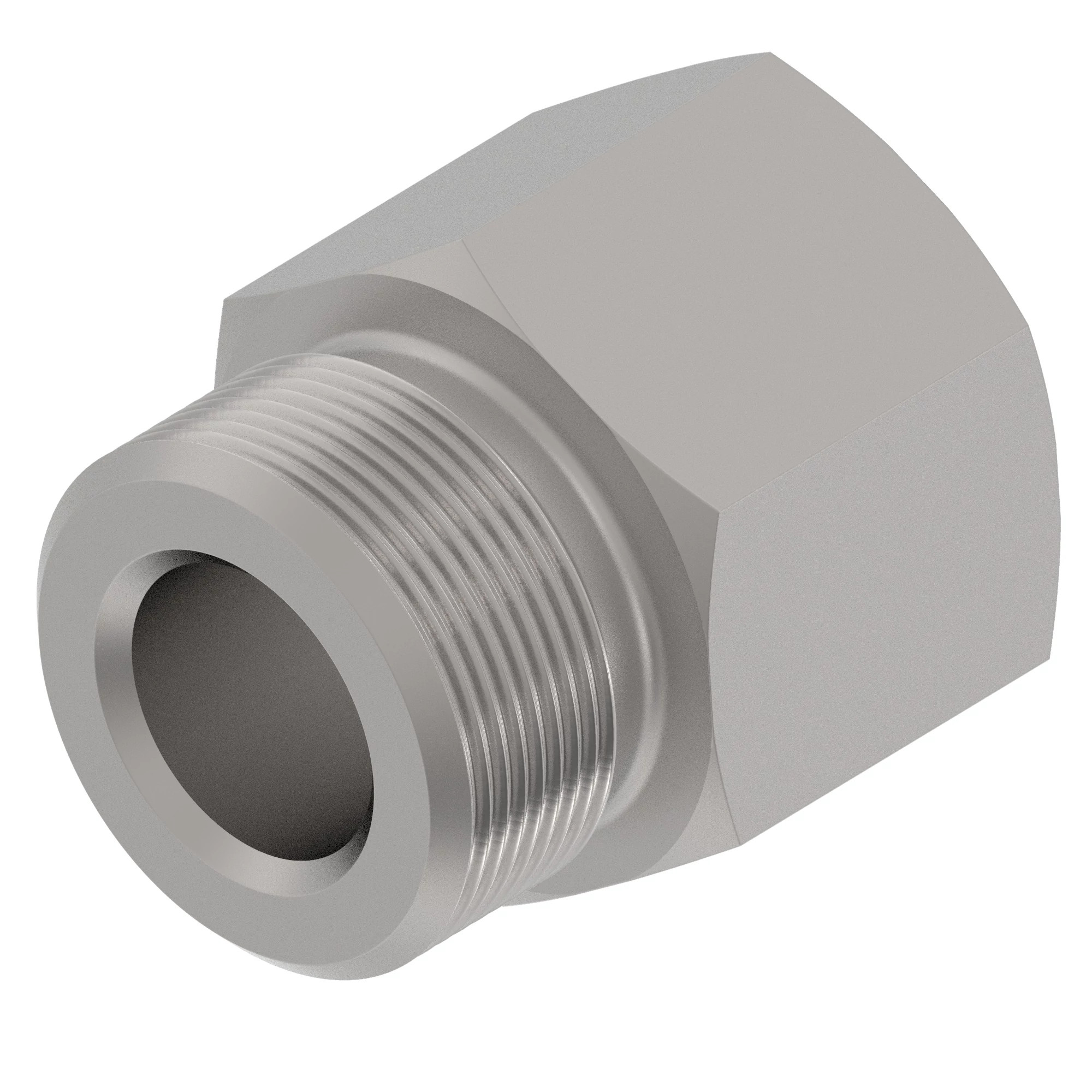 John Deere Adapter Fitting, SAE 10 to SAE -6 - T481395