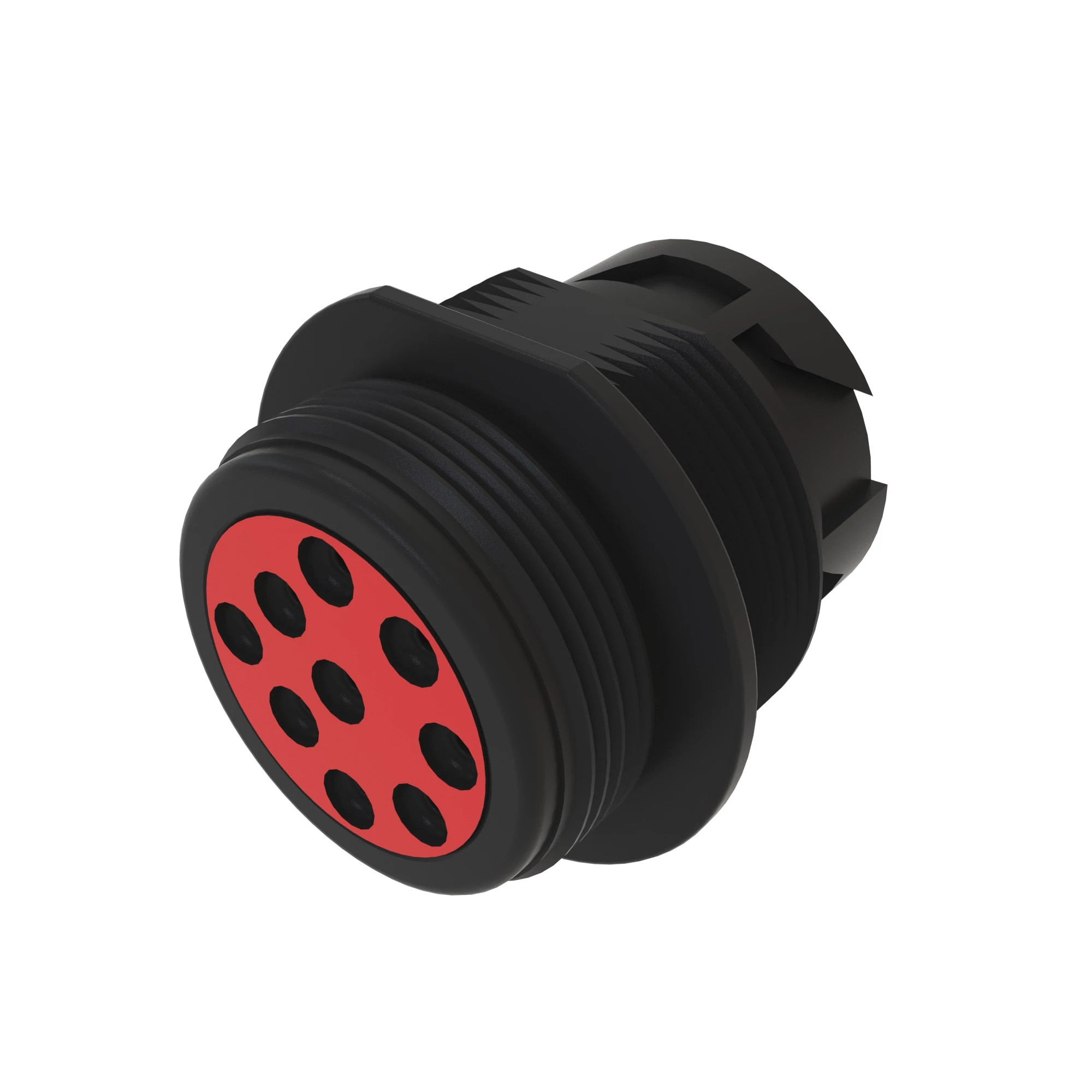 CONN DEUTSCH HD10 9W FS BLK PLSTC