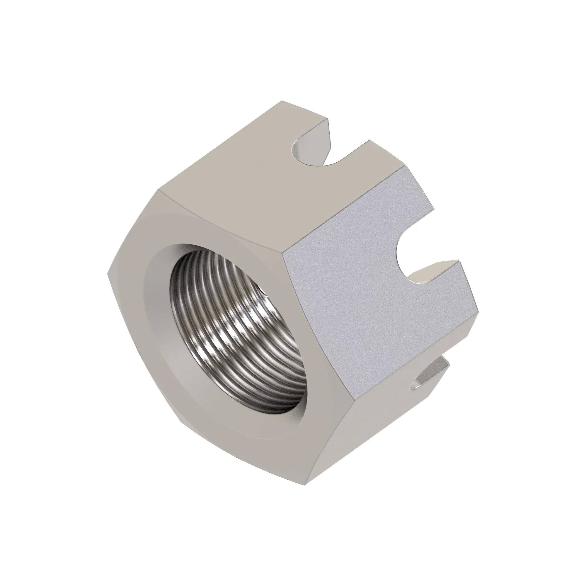 NUT, HEX THICK SLOTTED