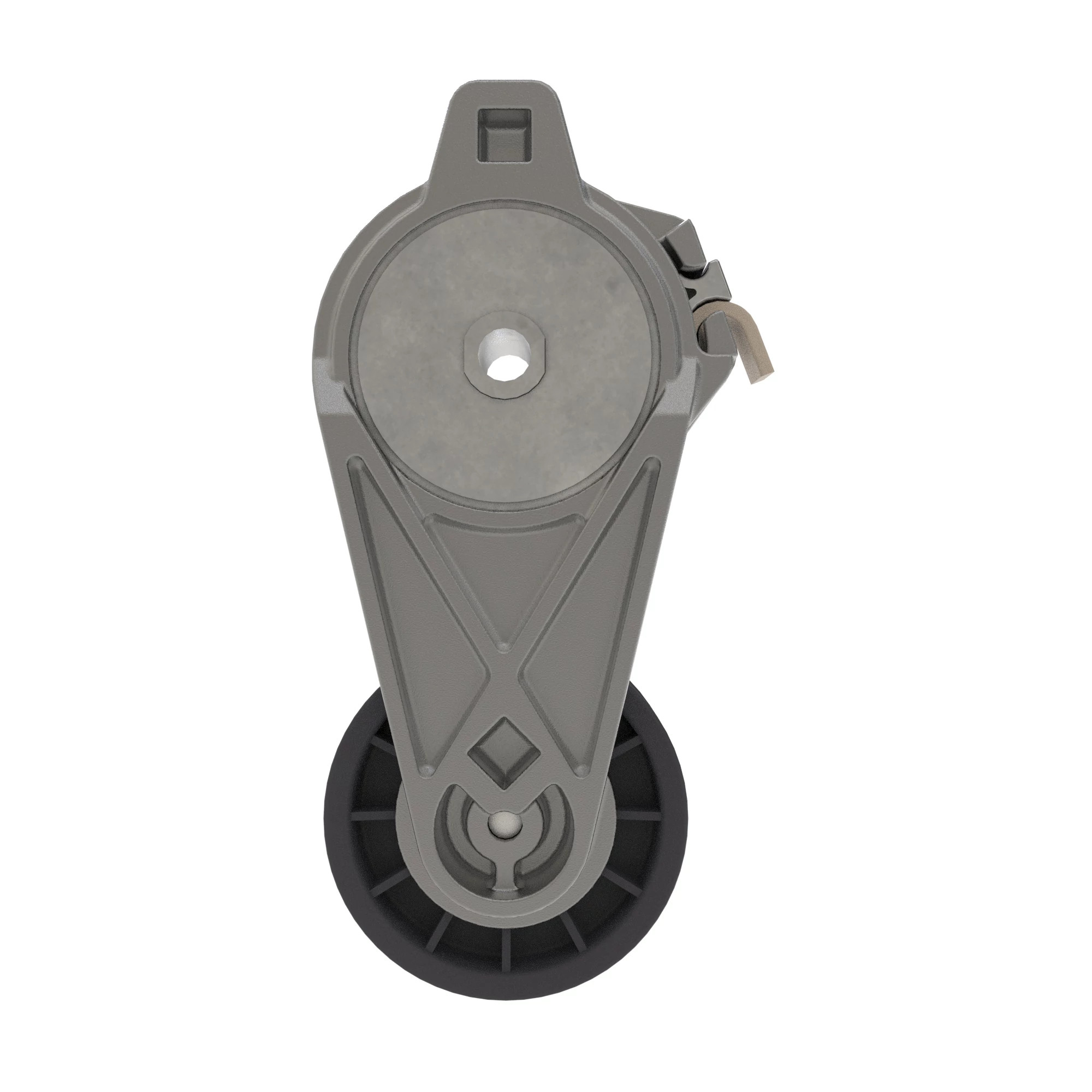 TENSIONER, POLY-V BELT FOR 6-RIB BELT, SMOOTH PULLEY