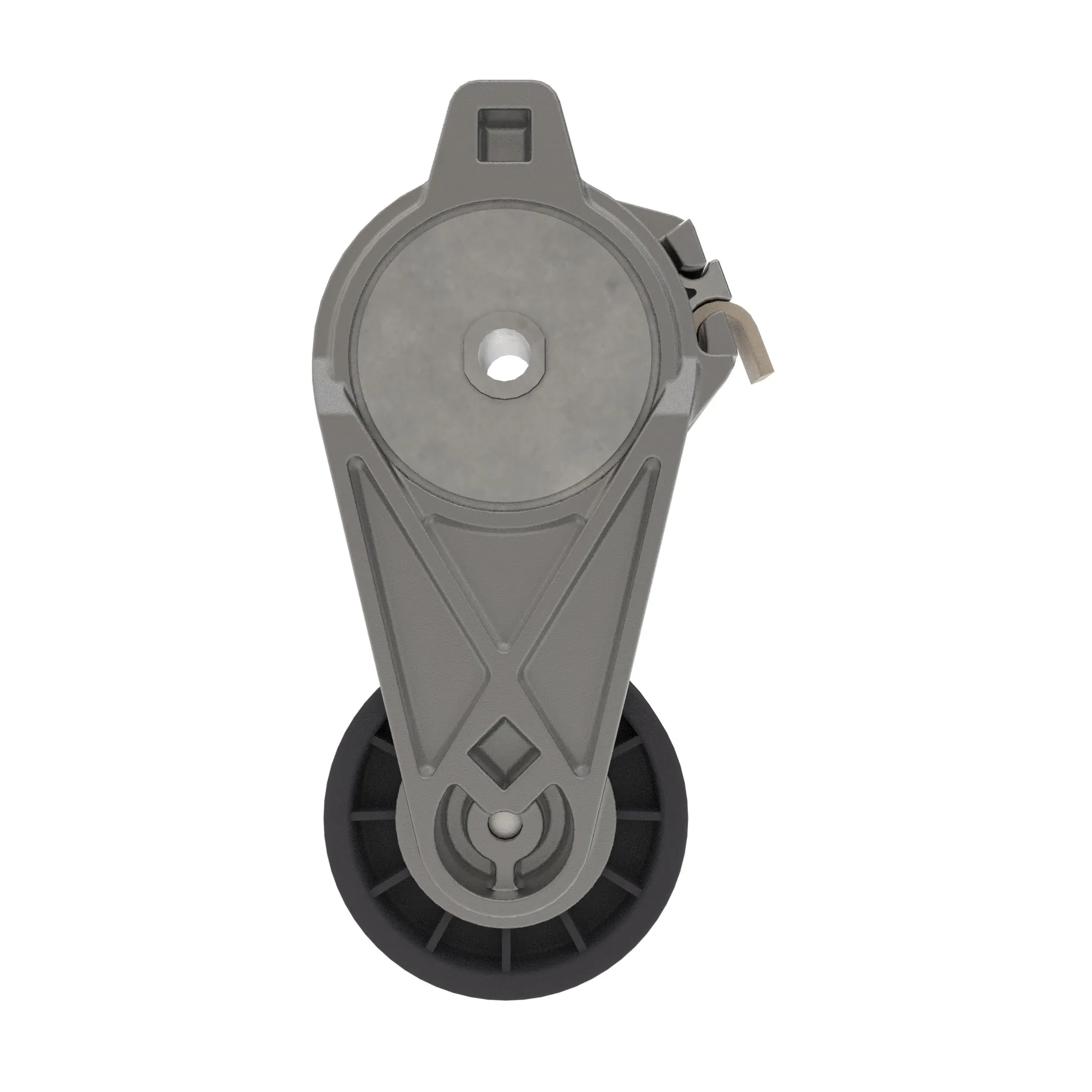 TENSIONER, POLY-V BELT FOR 6-RIB BELT, SMOOTH PULLEY