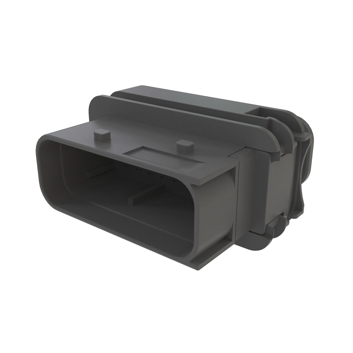 Conn Tyco Hdscs 16W Ms Blk Plstc