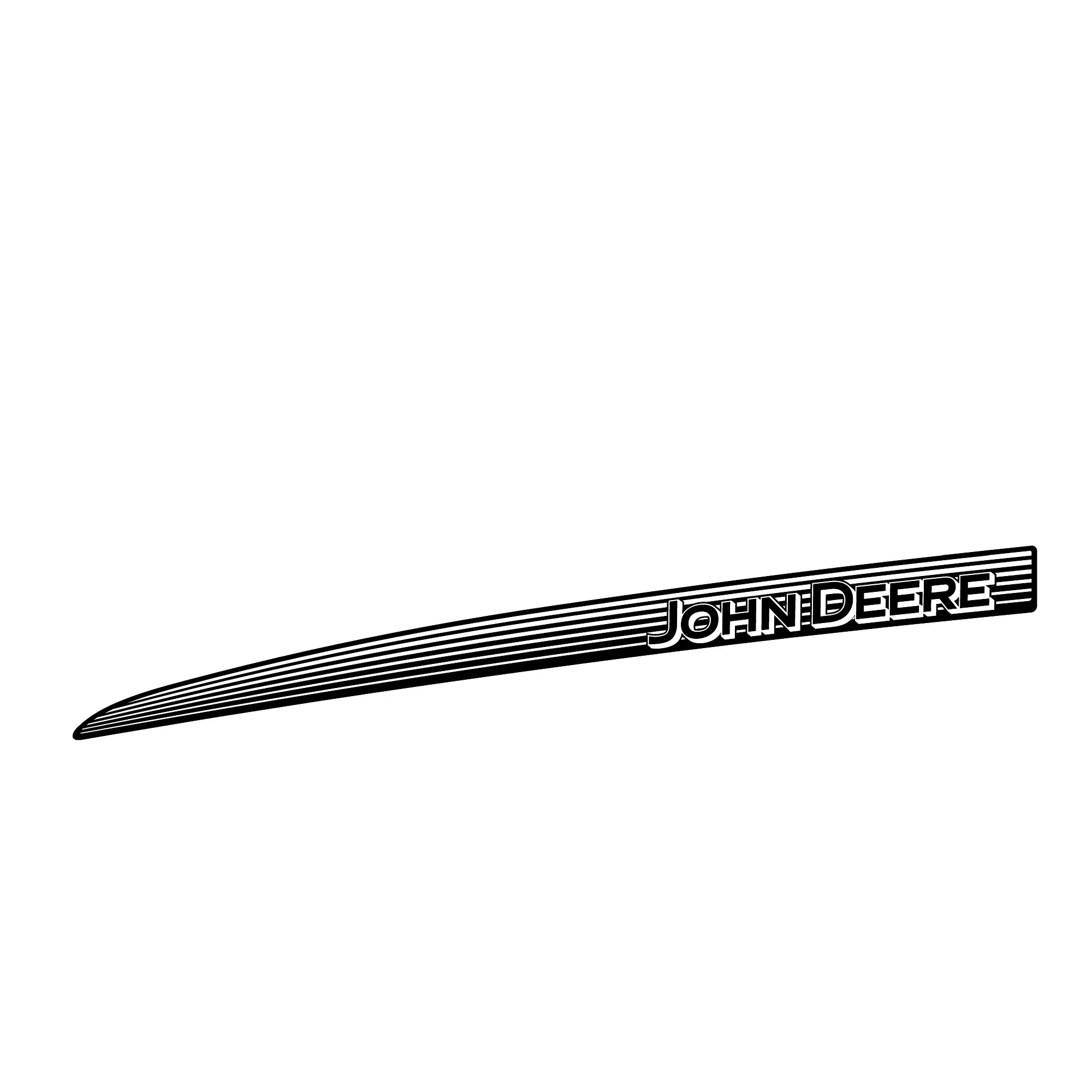 John Deere John Deere Stripe Label, Left Side - FH330747