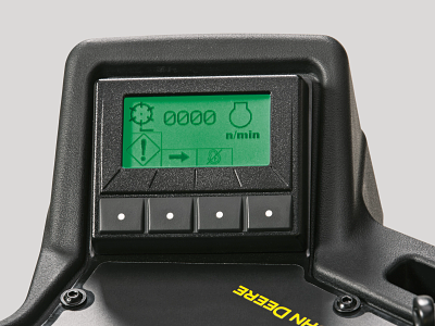 Studio, TECHCONTROL™ Display, Riding Green Mower