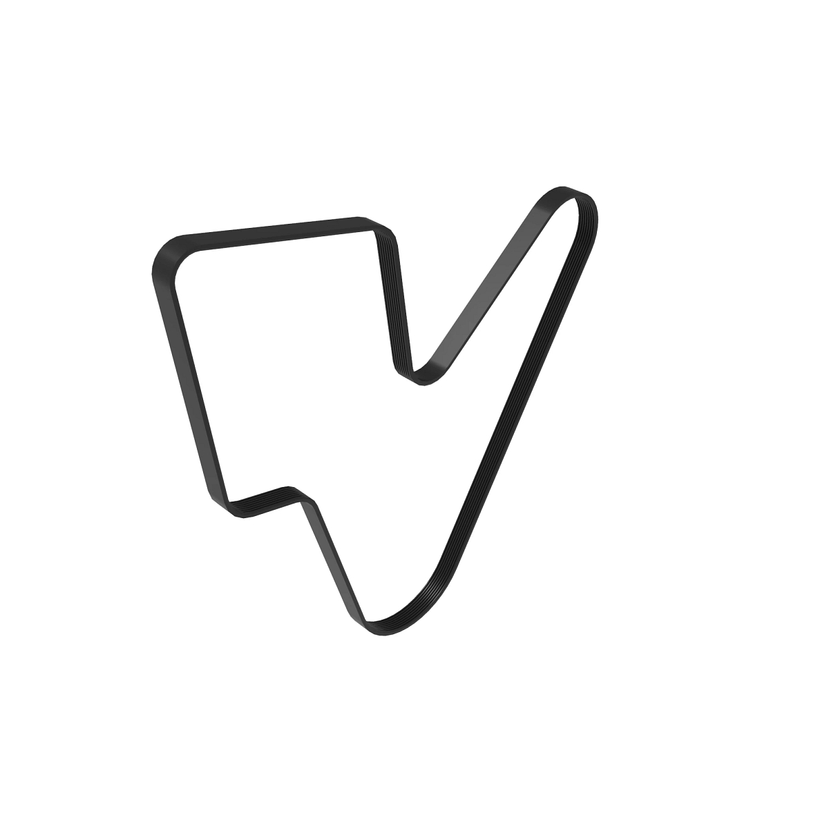 John Deere PK Section Air Compressor Drive V-Belt, Effective Length 2285 mm (90 inch) - T360494