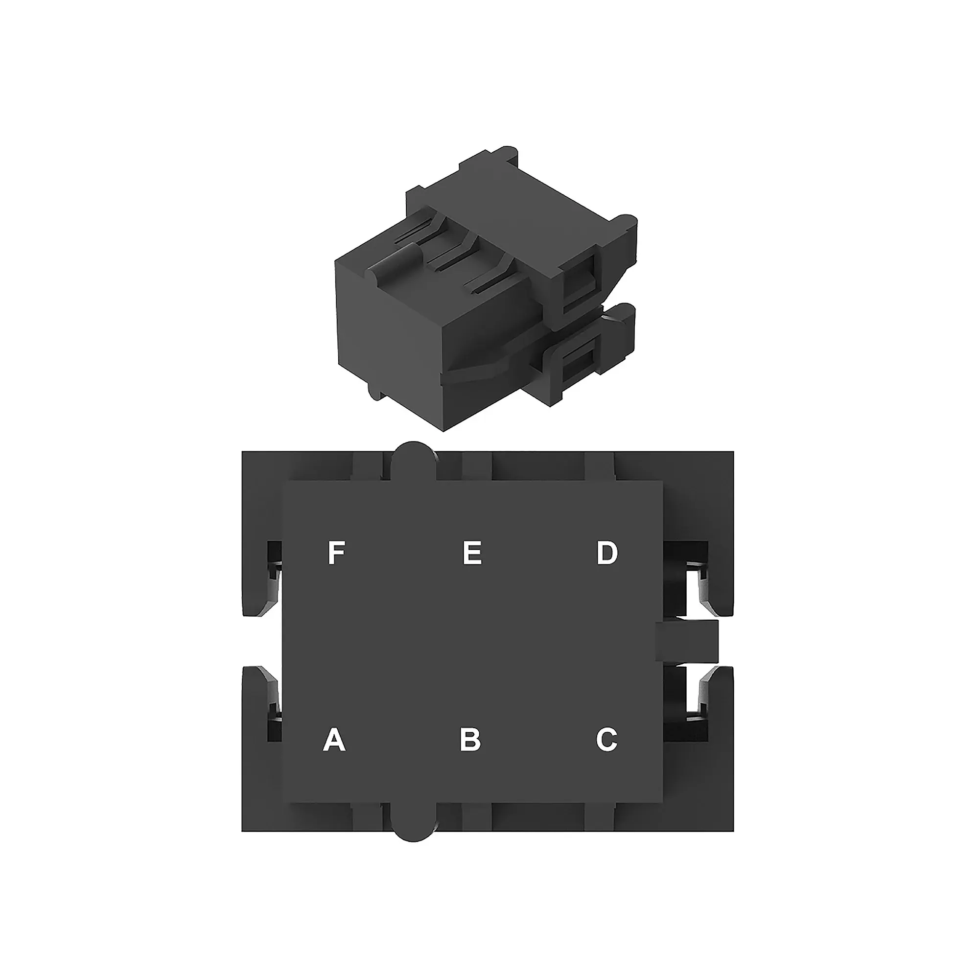 Electrical Connector Assy, 6-Way Fe