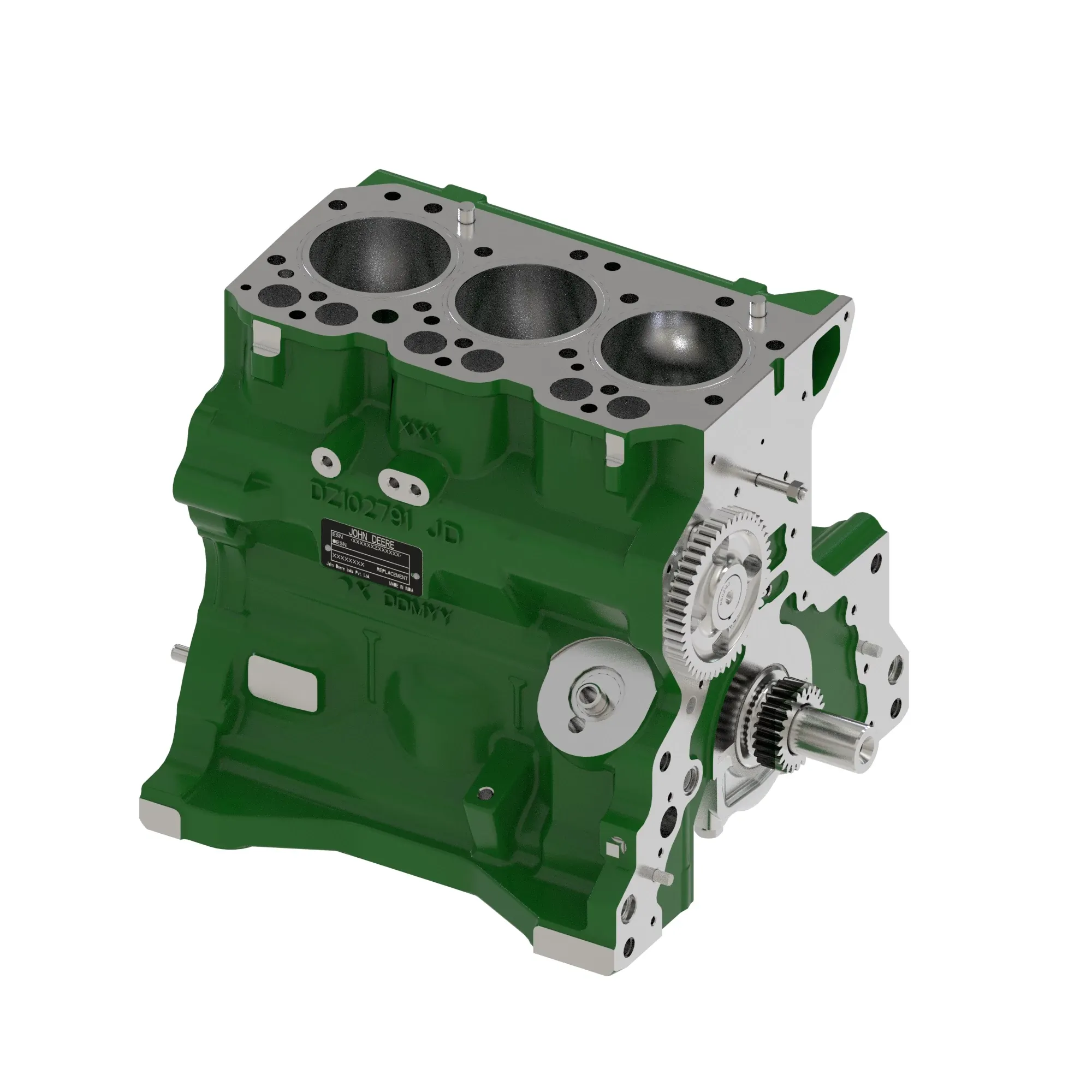 John Deere Reduced Body Screw with Full Size Shoulder, 1/2" X 3-3/4" - T23474