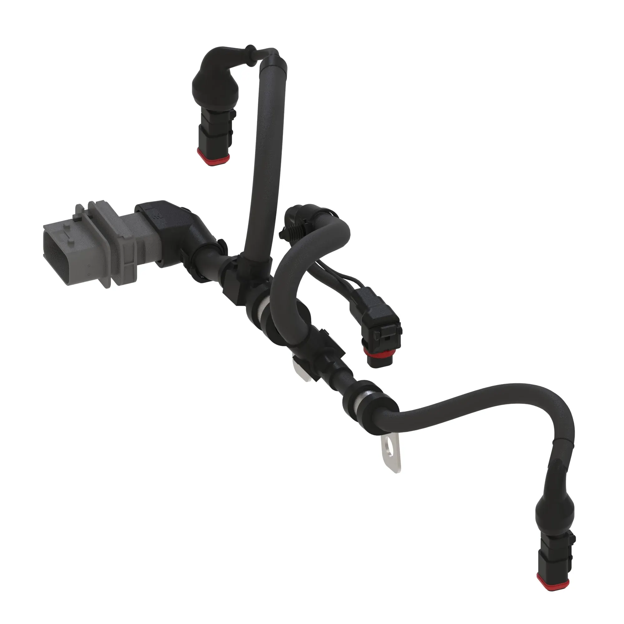 John Deere Camera Wiring Harness with Front Lights - F732592