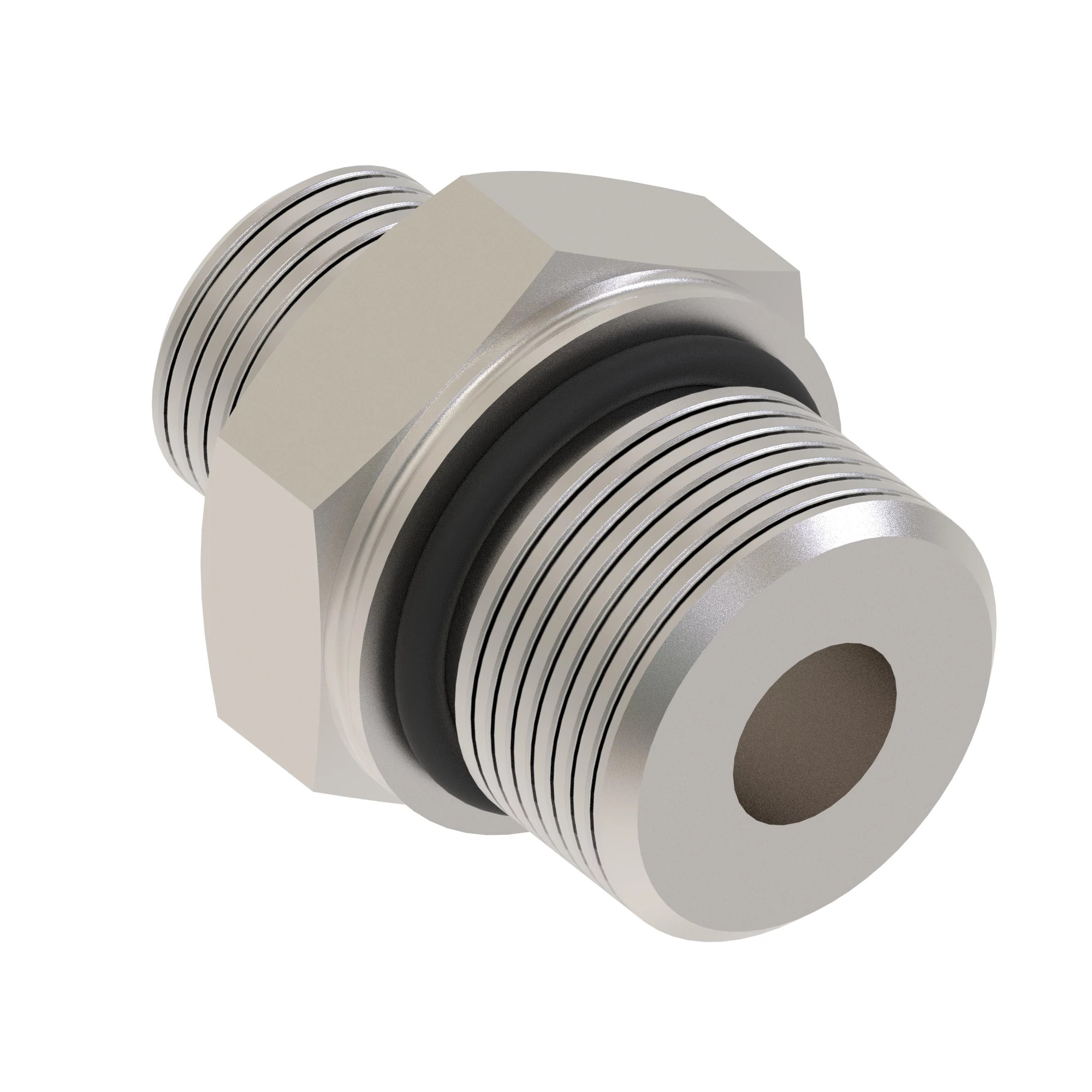 John Deere Straight Threadless Female Stud Adapter Fitting - 62M1036