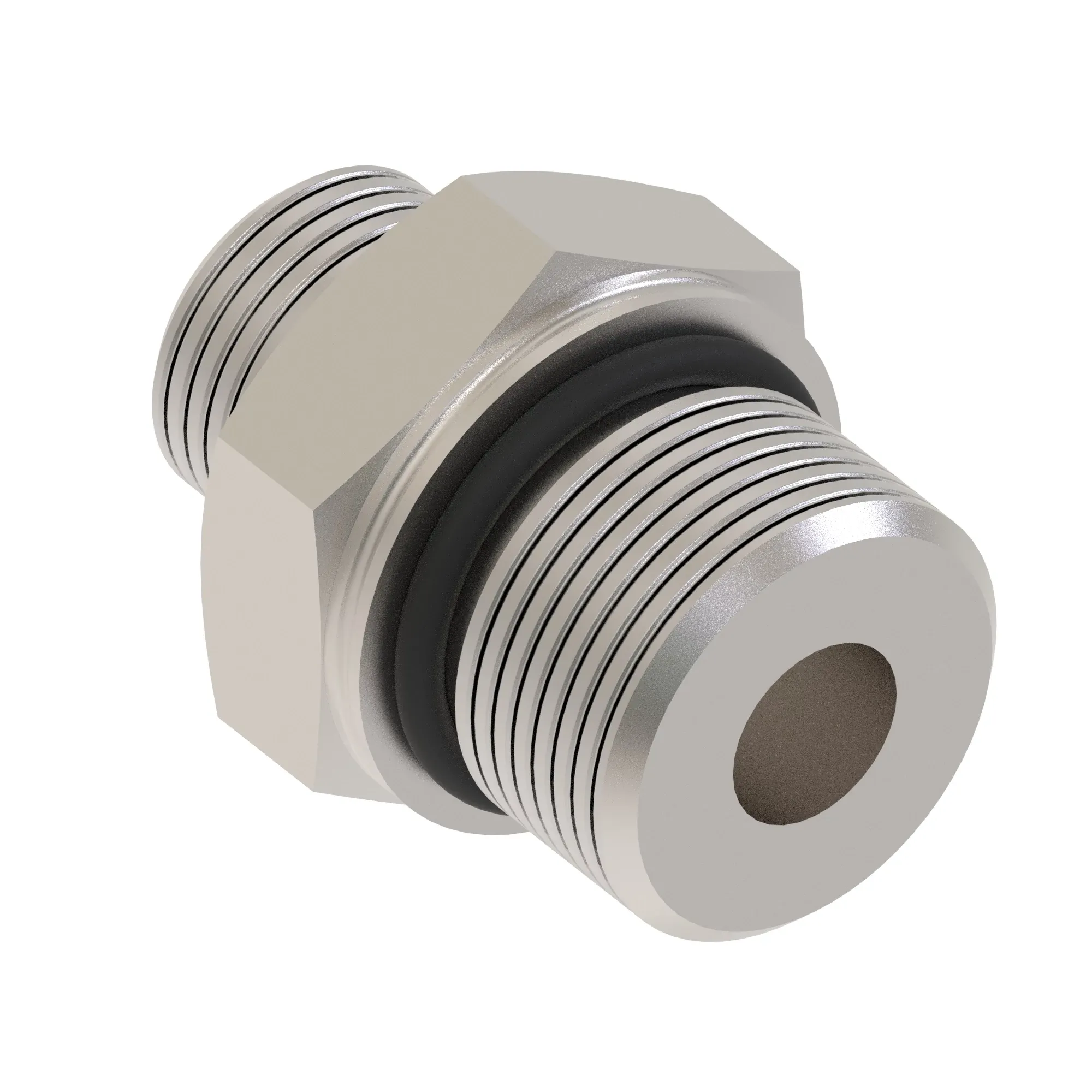 John Deere Straight Threadless Female Stud Adapter Fitting - 62M1036