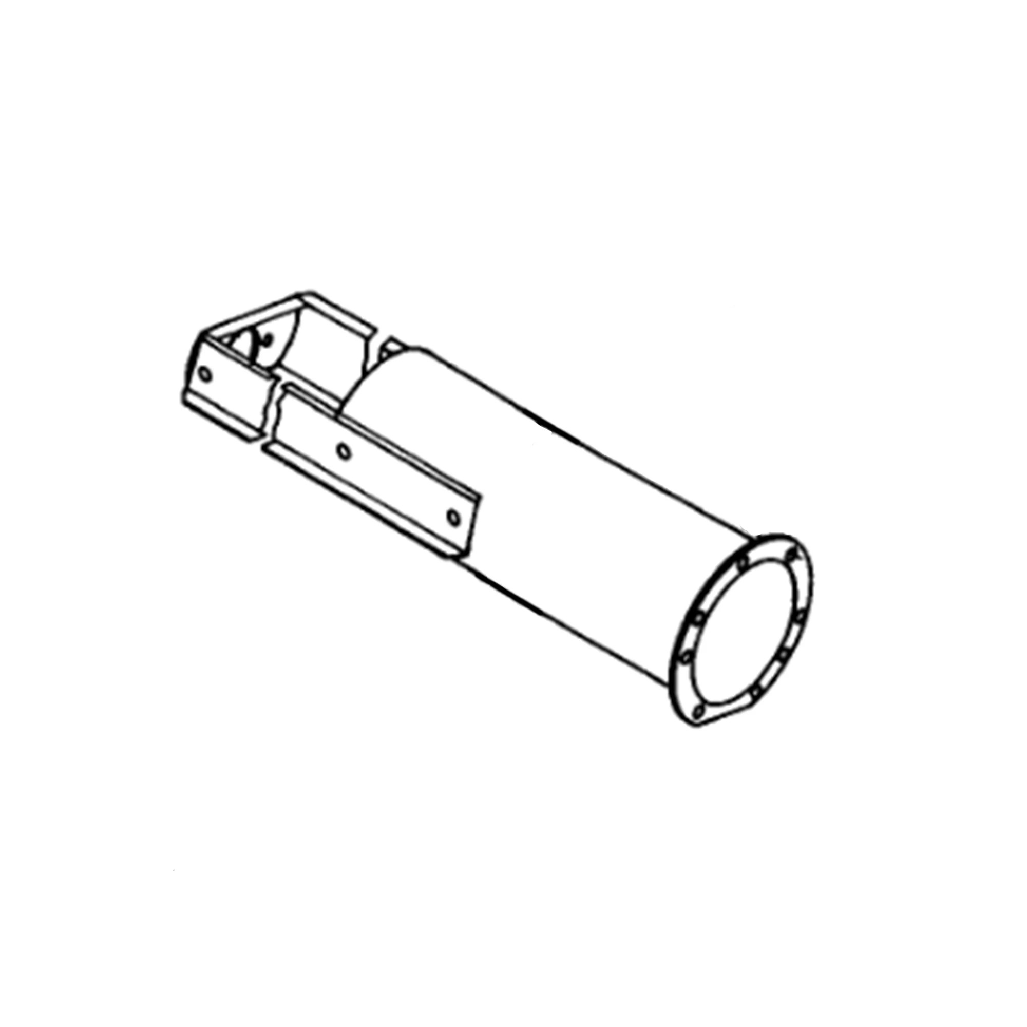 John Deere Grain Tank Auger Tube - AH88982
