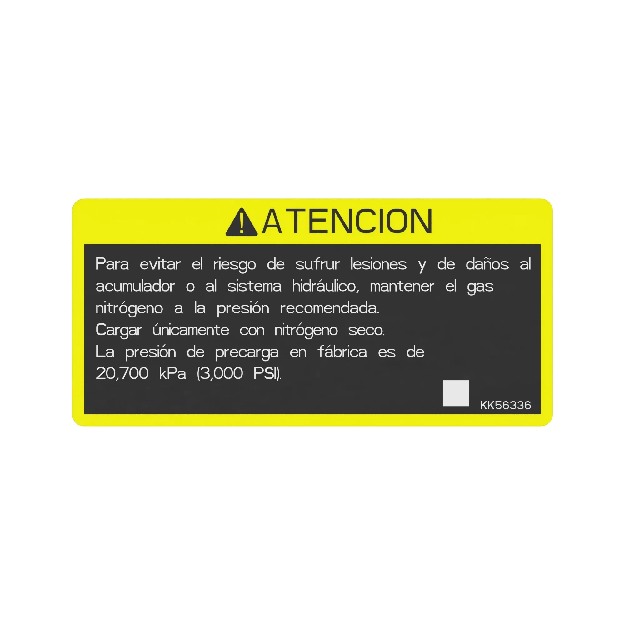 John Deere Safety Sign - KK56336