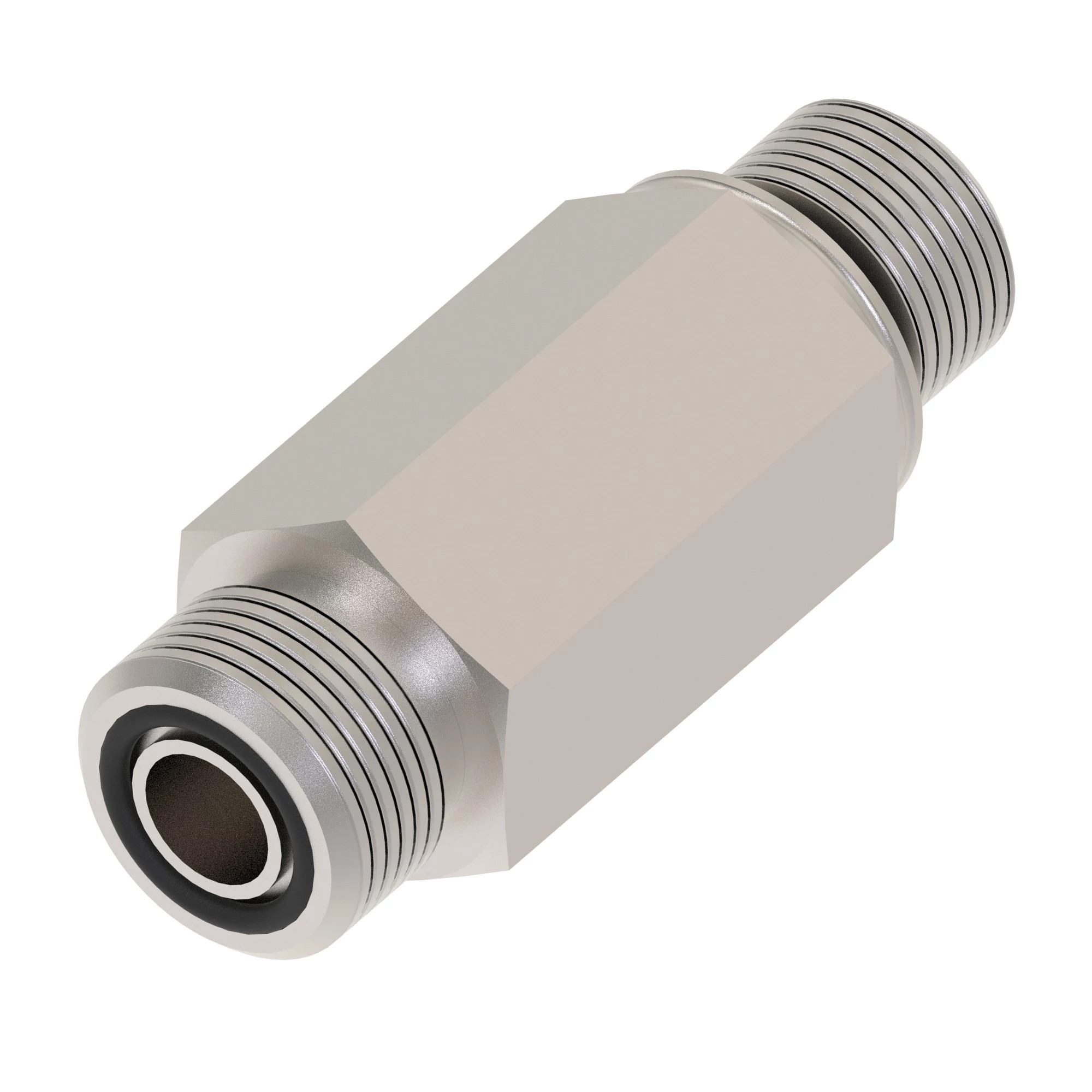 John Deere Stud Straight Long Hexagonal Adapter Fitting - 61M5153