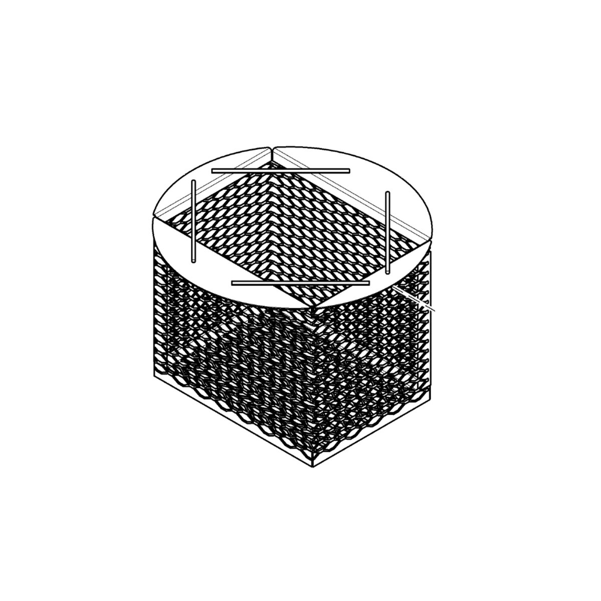 John Deere Tank Lid Screen Basket - AA50171