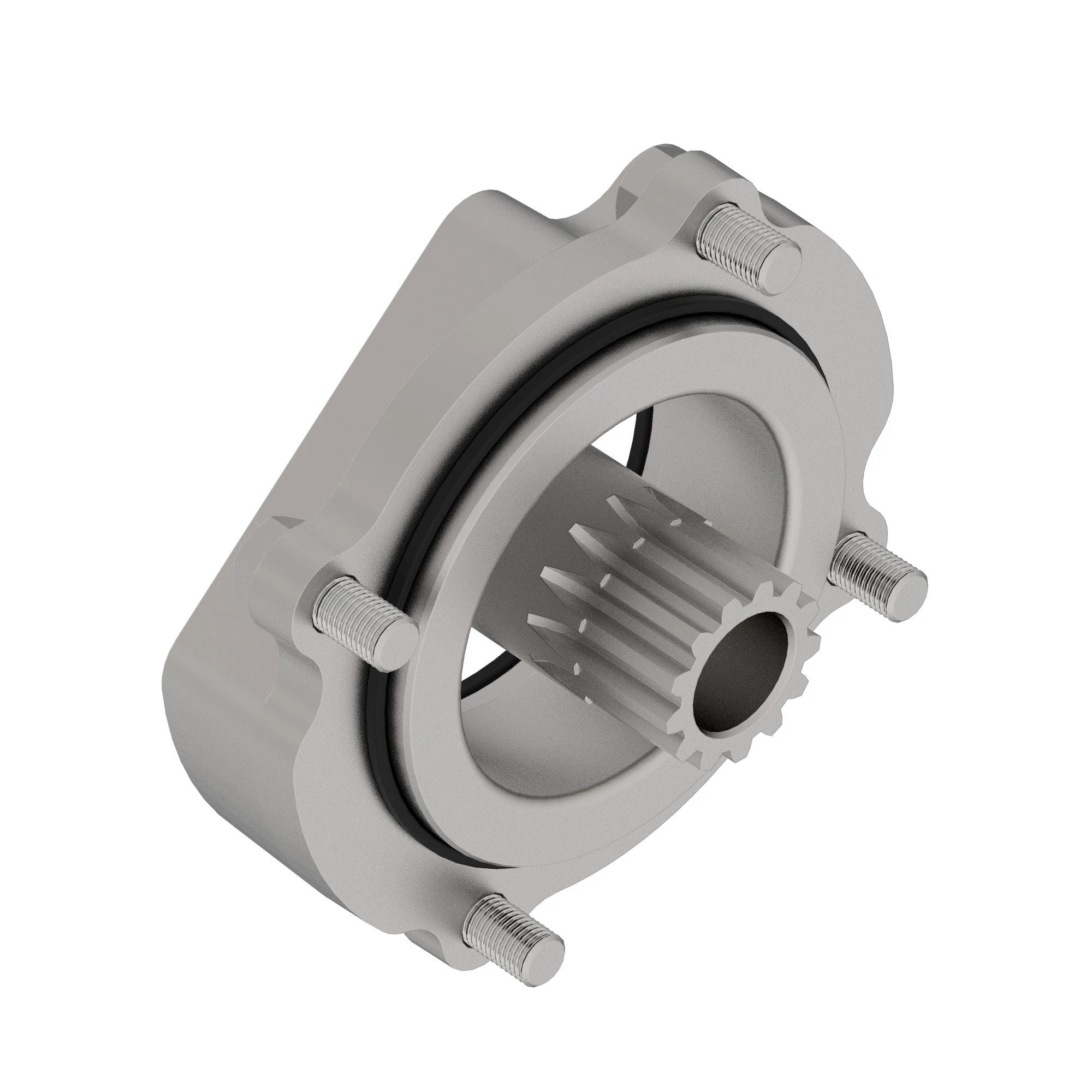 John Deere Plate SAE Adapter Fitting - YZ104336