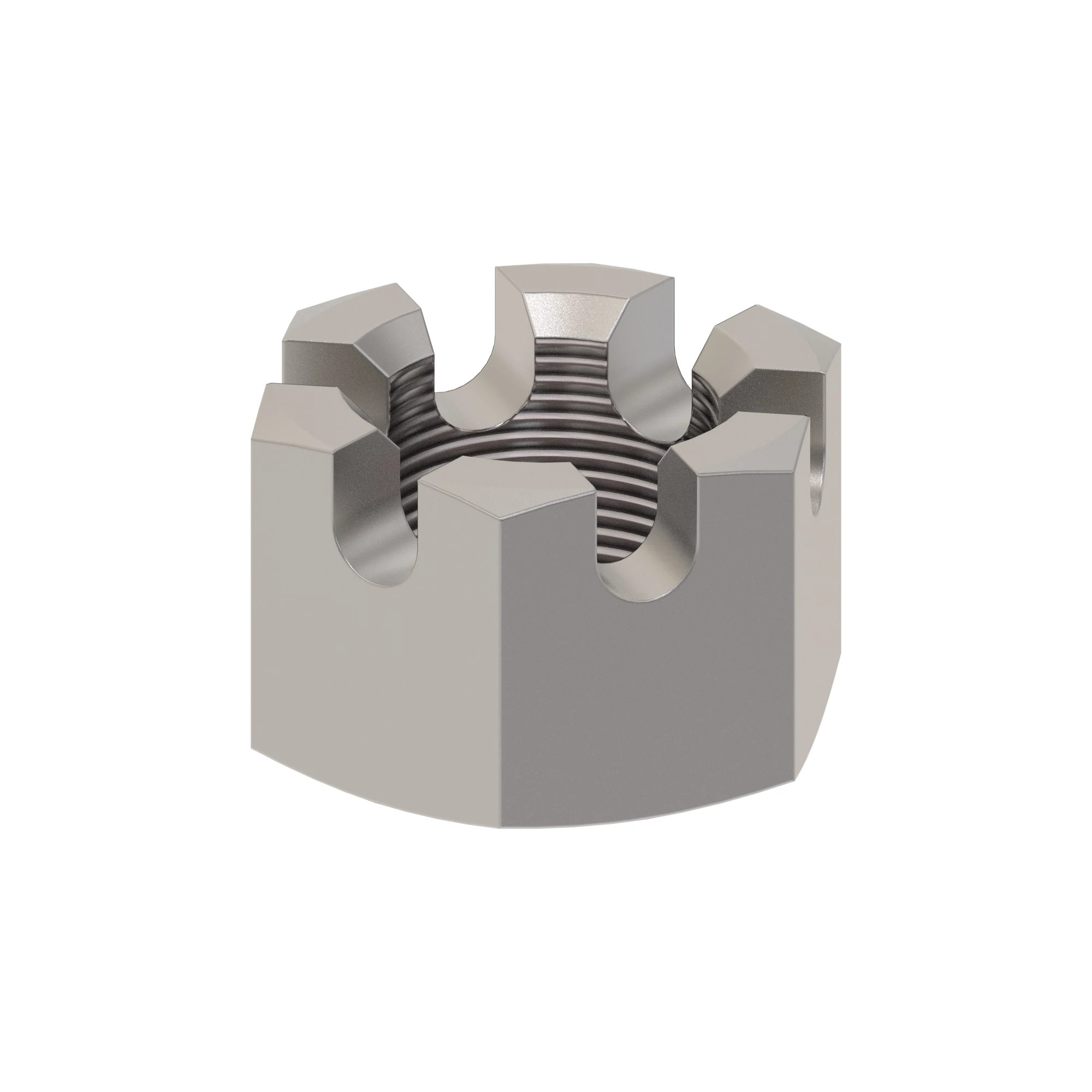 NUT, HEX THICK SLOTTED