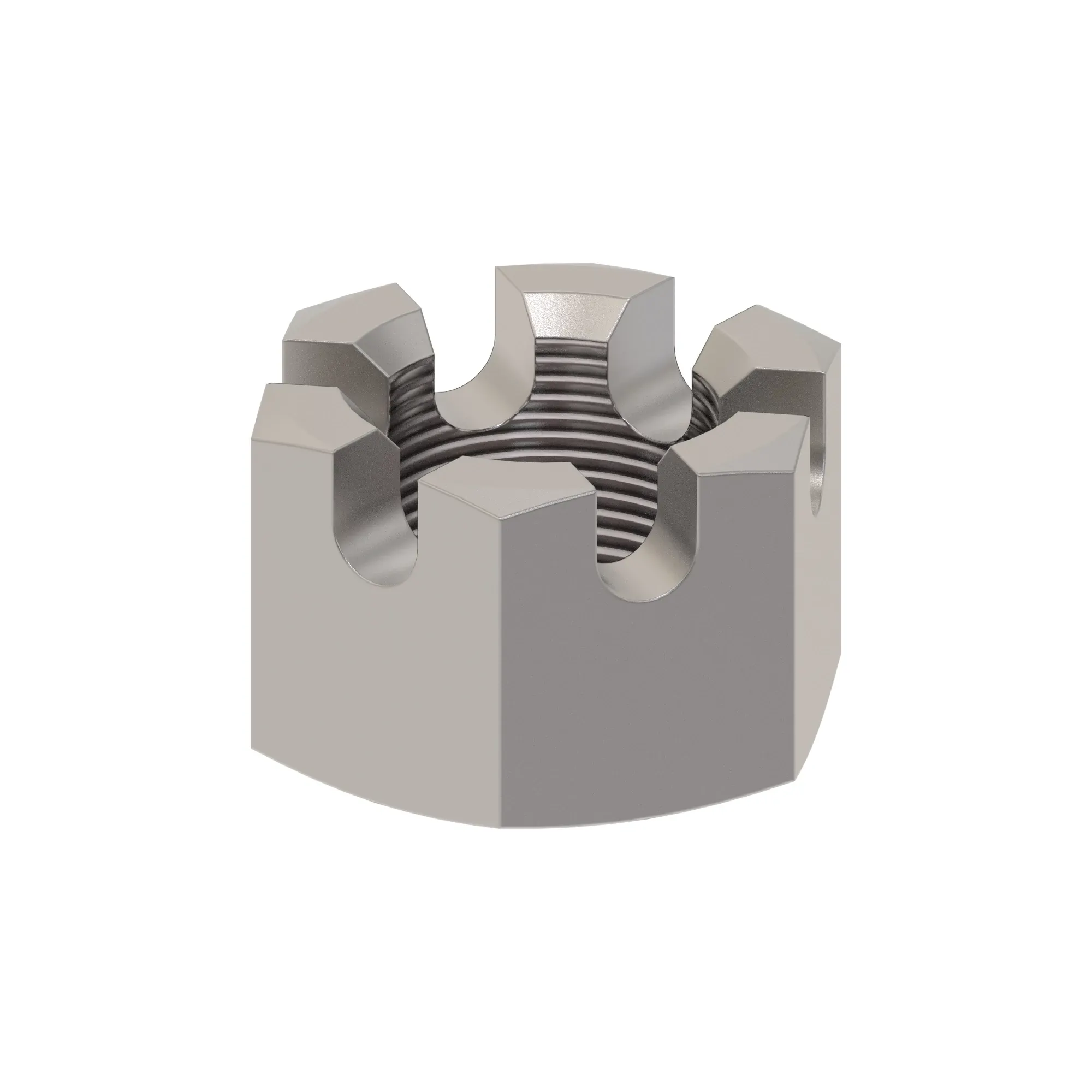 John Deere Hexagonal Slotted Nut, 7/16" - 14H864